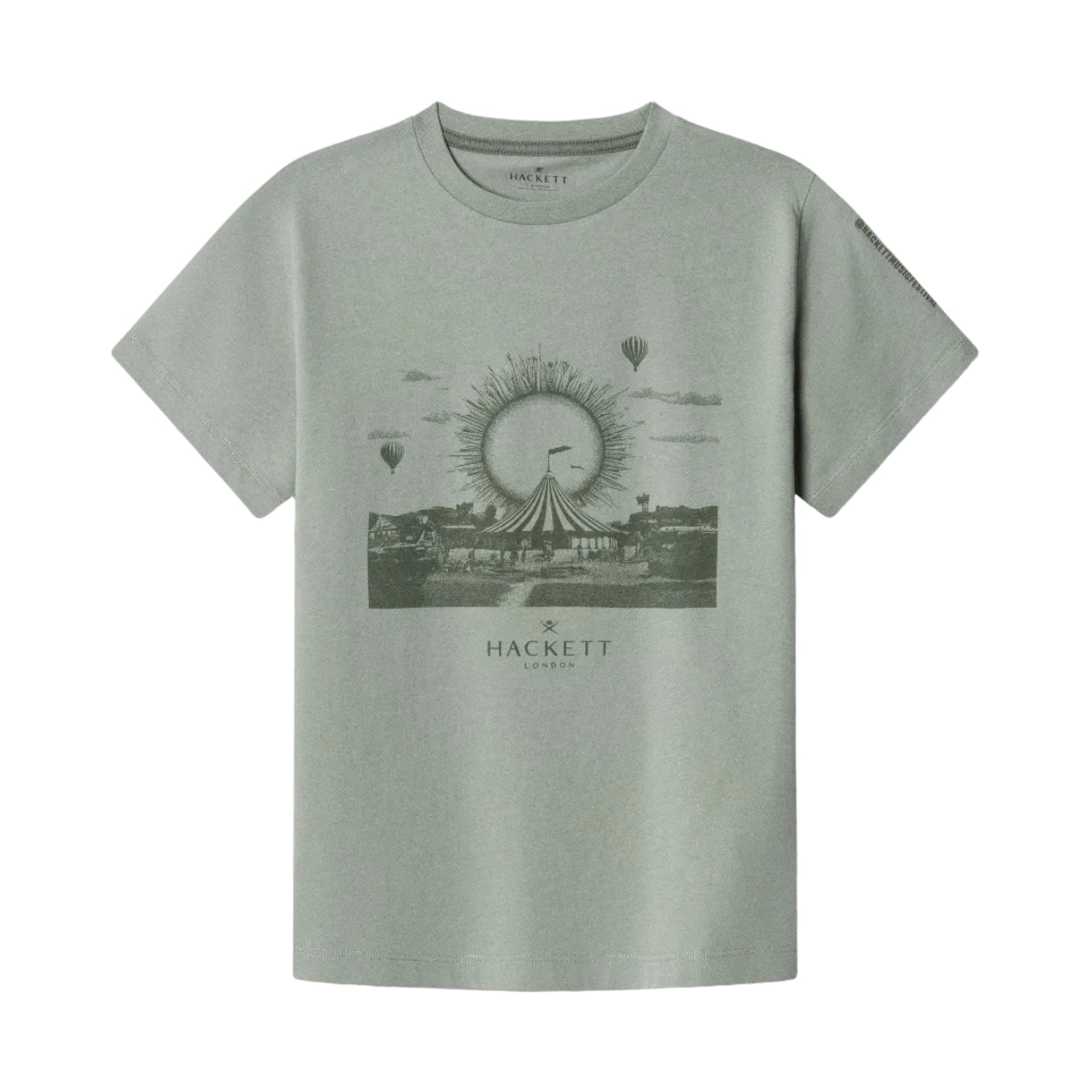 Hackett LondonFestival Wheel Logo T-Shirt5063698151817SAVANNA