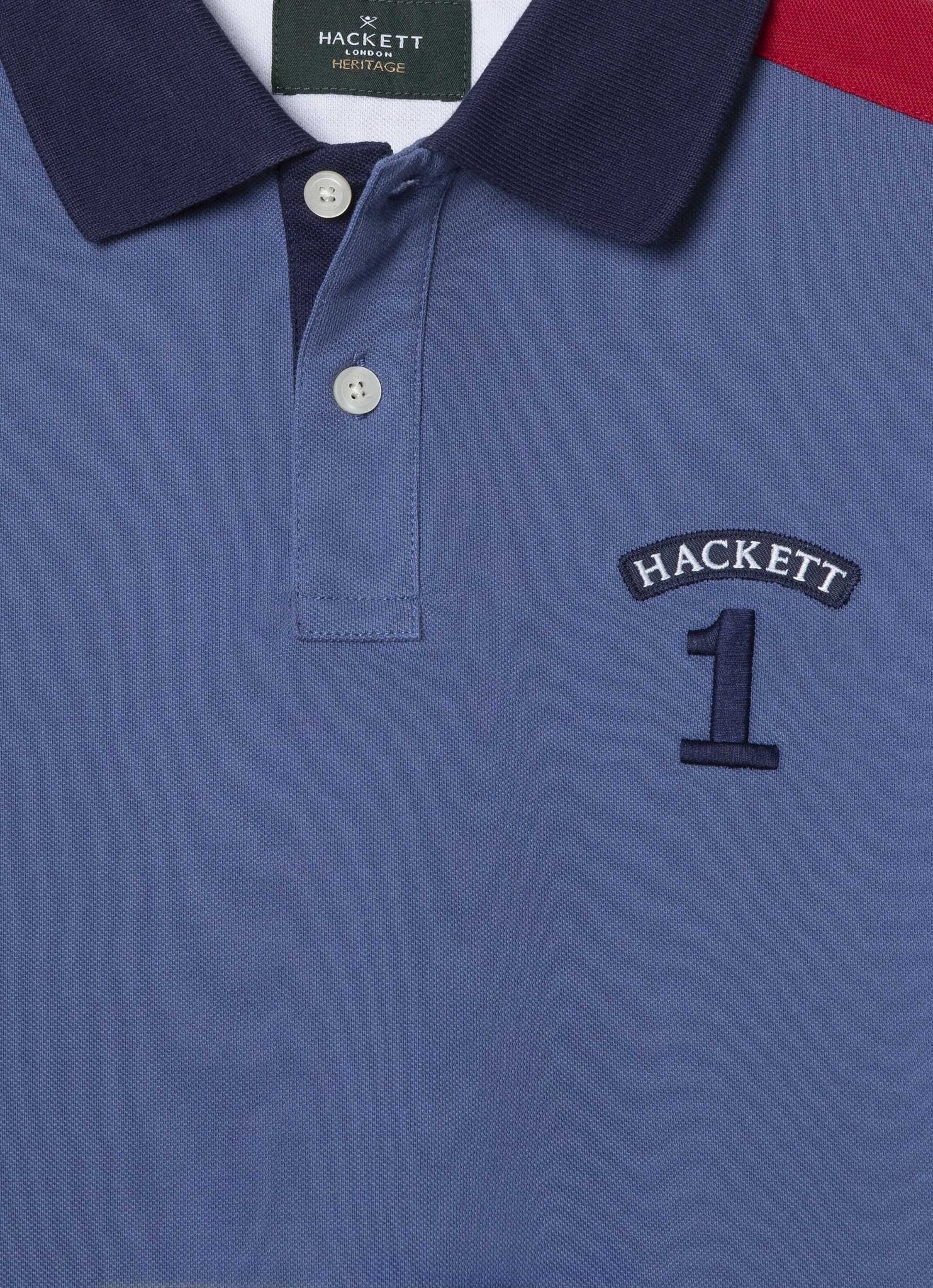 Hackett LondonHeritage 1 Panel Polo T-shirt5063261873016SAVANNA