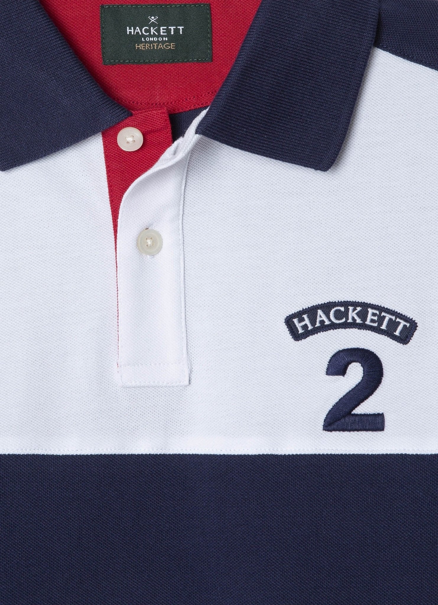 Hackett LondonHeritage 2 Panel Polo T-shirt5063261883312SAVANNA
