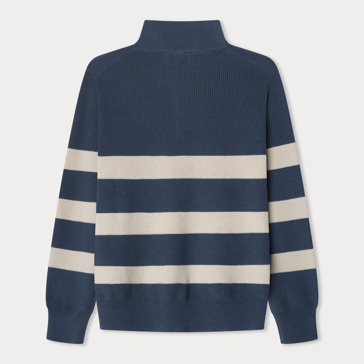 Hackett LondonKnitted Stripe Quarter Zip Jumper5063261860566SAVANNA