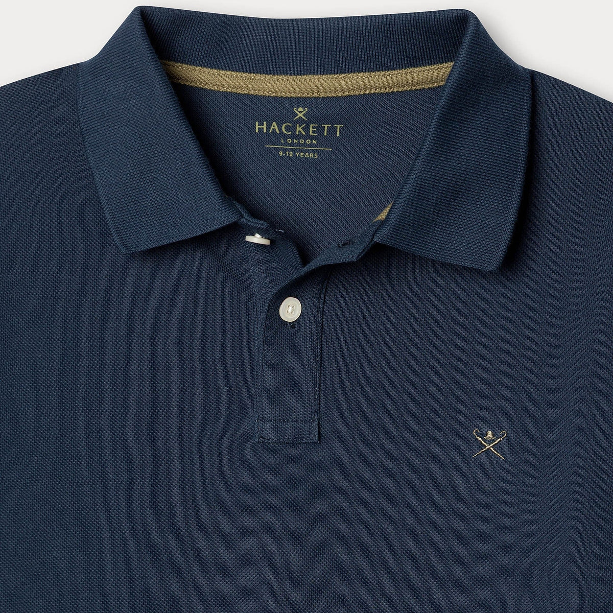 Hackett LondonSmall Logo Sleeved Polo Shirt5063698375930SAVANNA