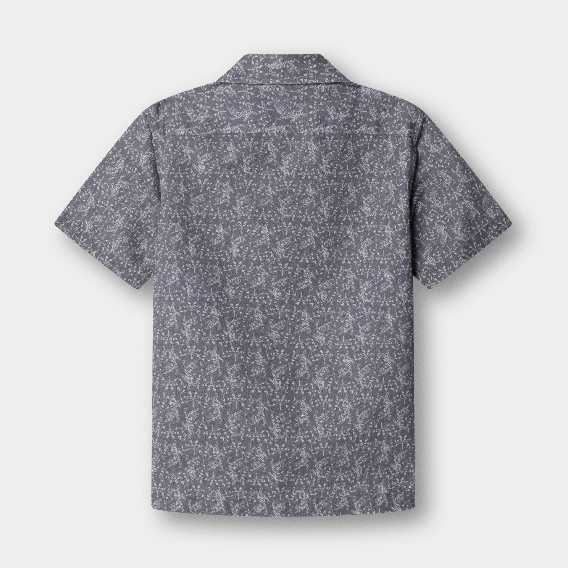 Hackett LondonTiger Print Short Sleeve Shirt5063698128932SAVANNA