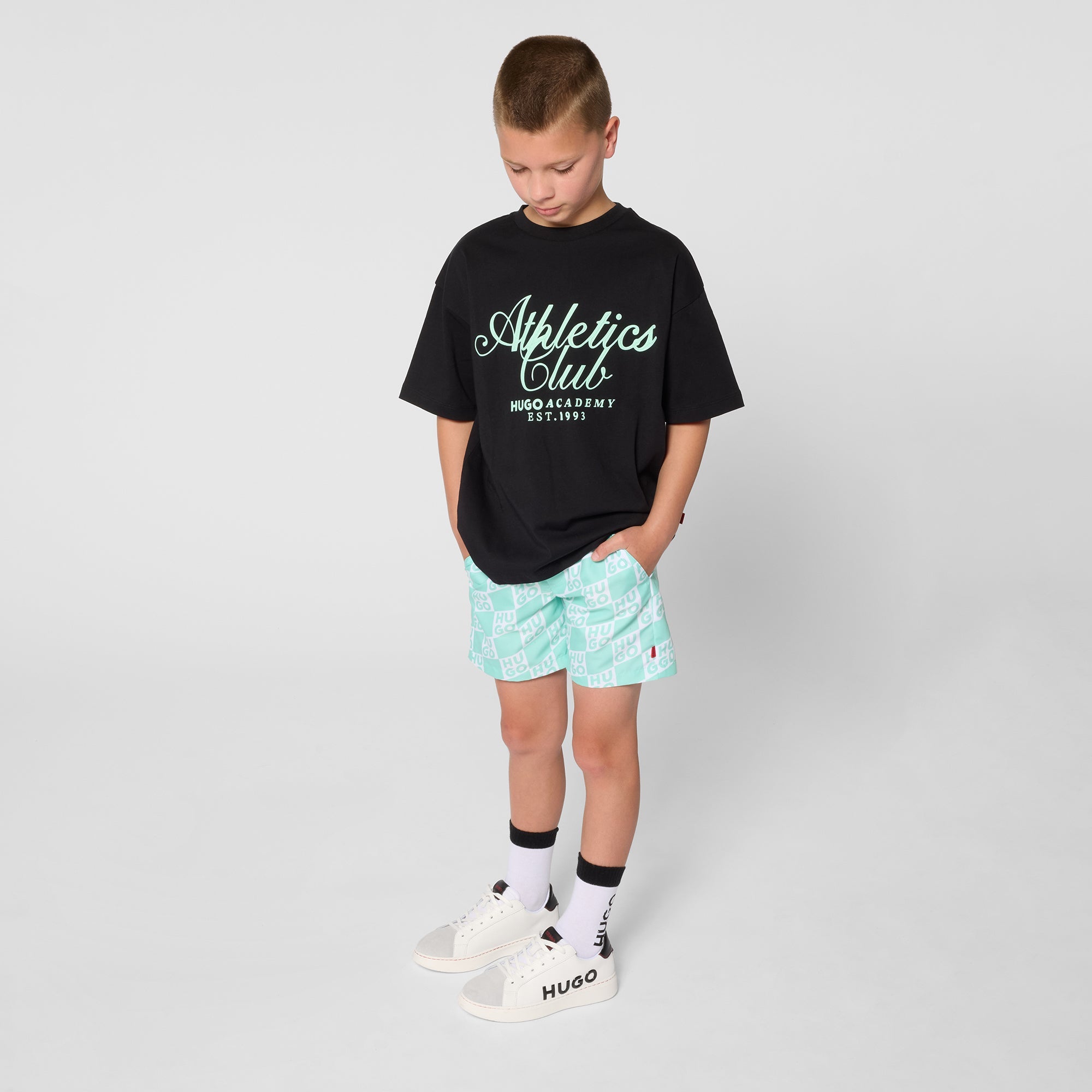 HUGOLogo Detail SneakersSAVANNA