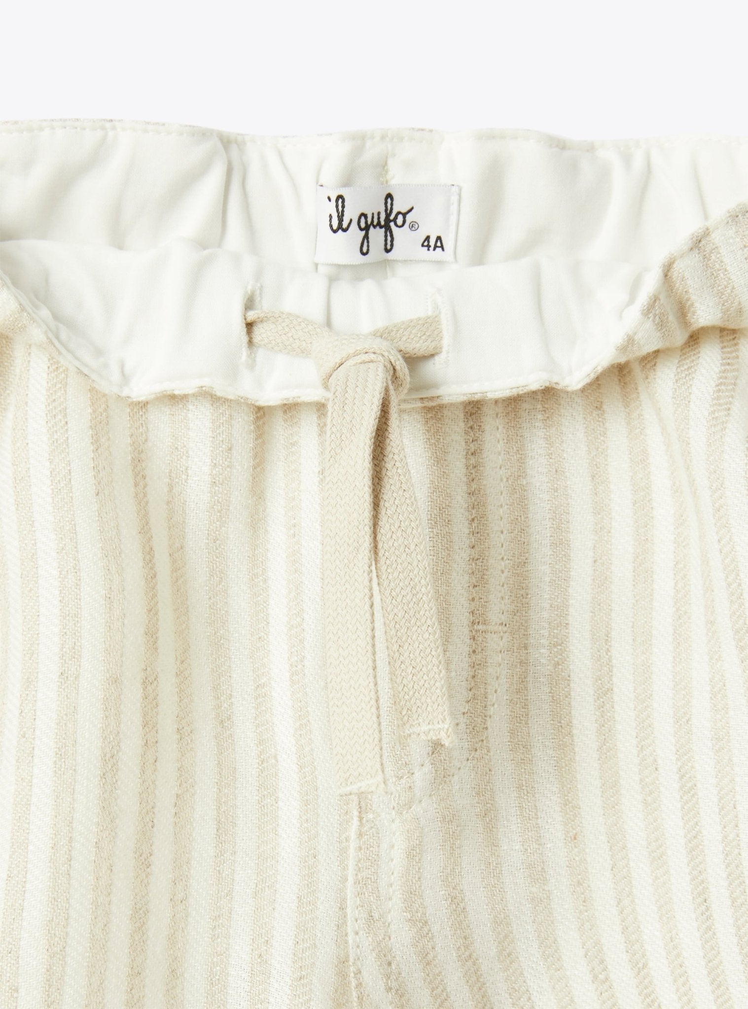 Il GufoLinen Bermuda ShortsSAVANNA