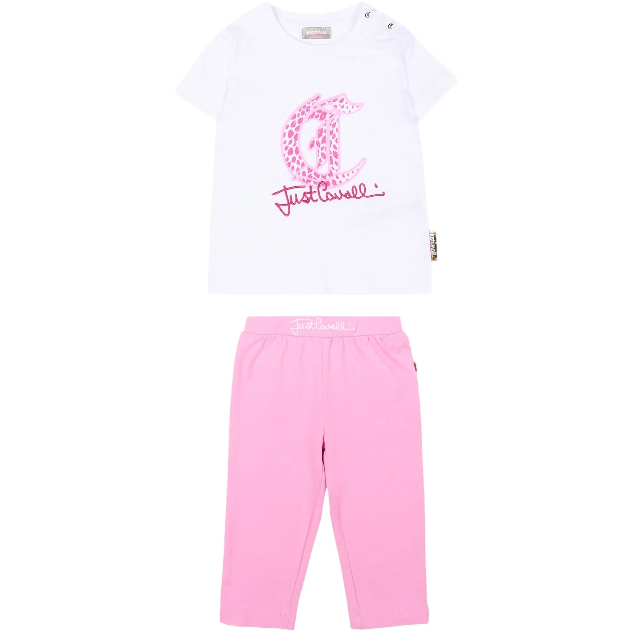 Just CavalliLogo Print TracksSAVANNA