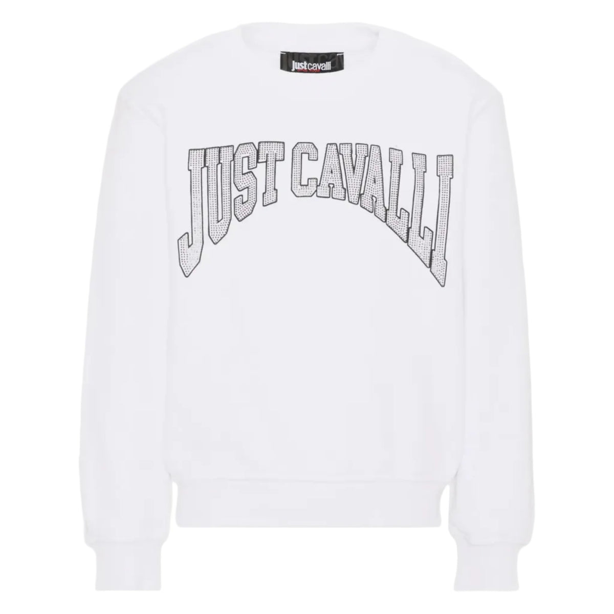 Just CavalliRhinestone Logo Sweatshirt8053638903900SAVANNA