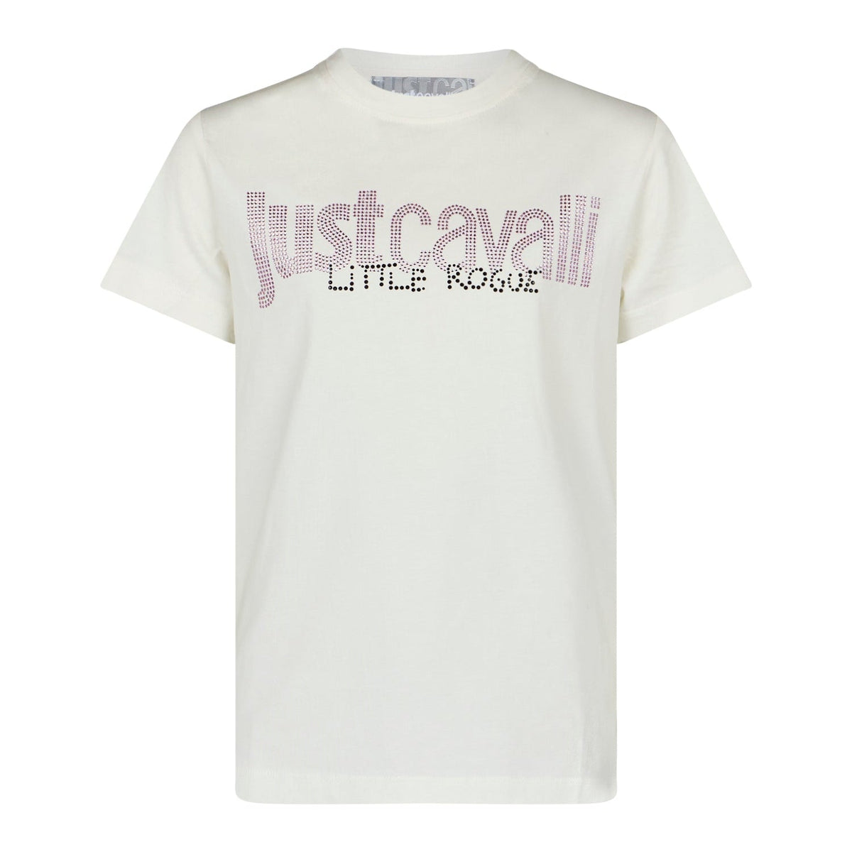 Just CavalliRhinestone Logo T-Shirt8053638886975SAVANNA