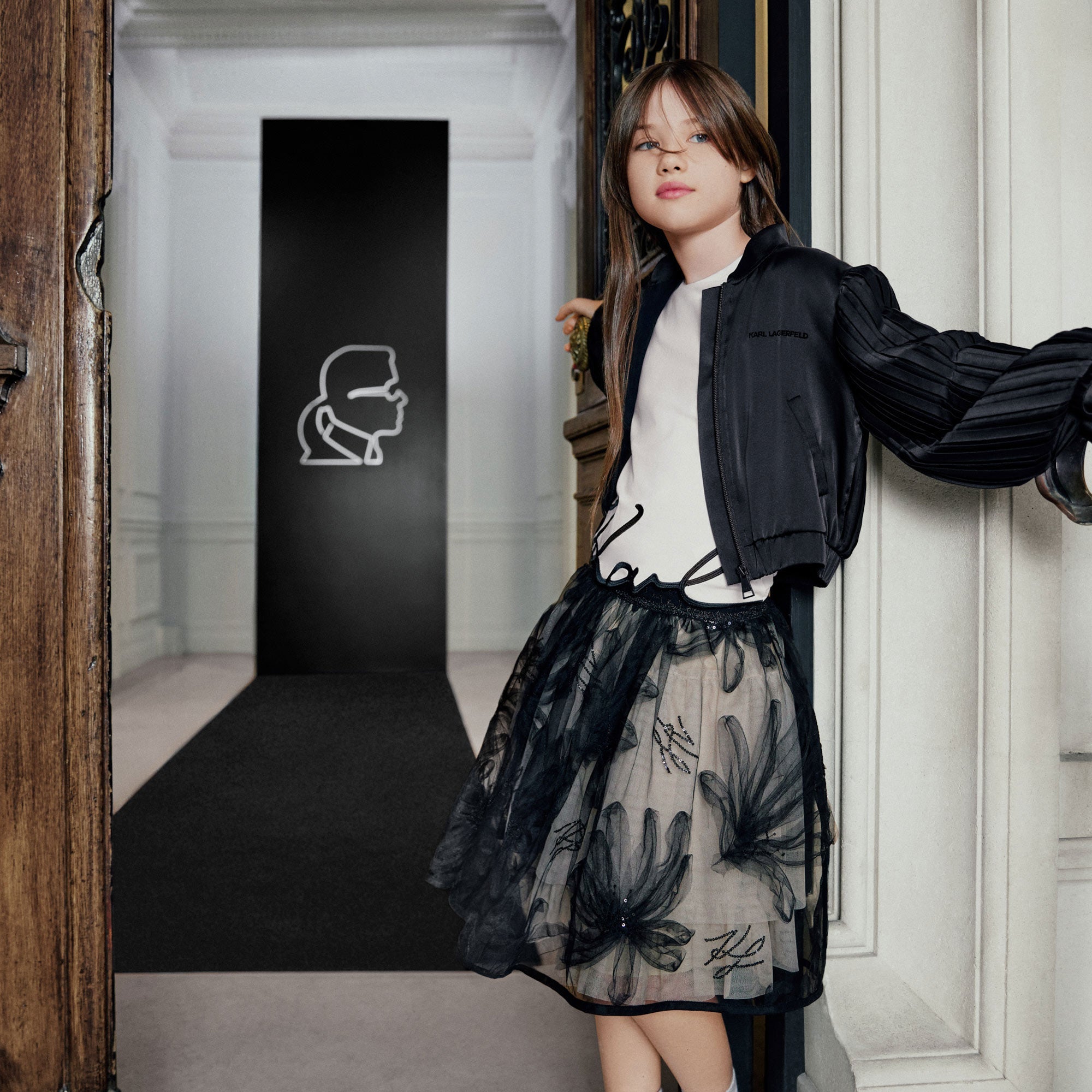 Karl LagerfeldFloral Tulle Skirt3617166066046SAVANNA