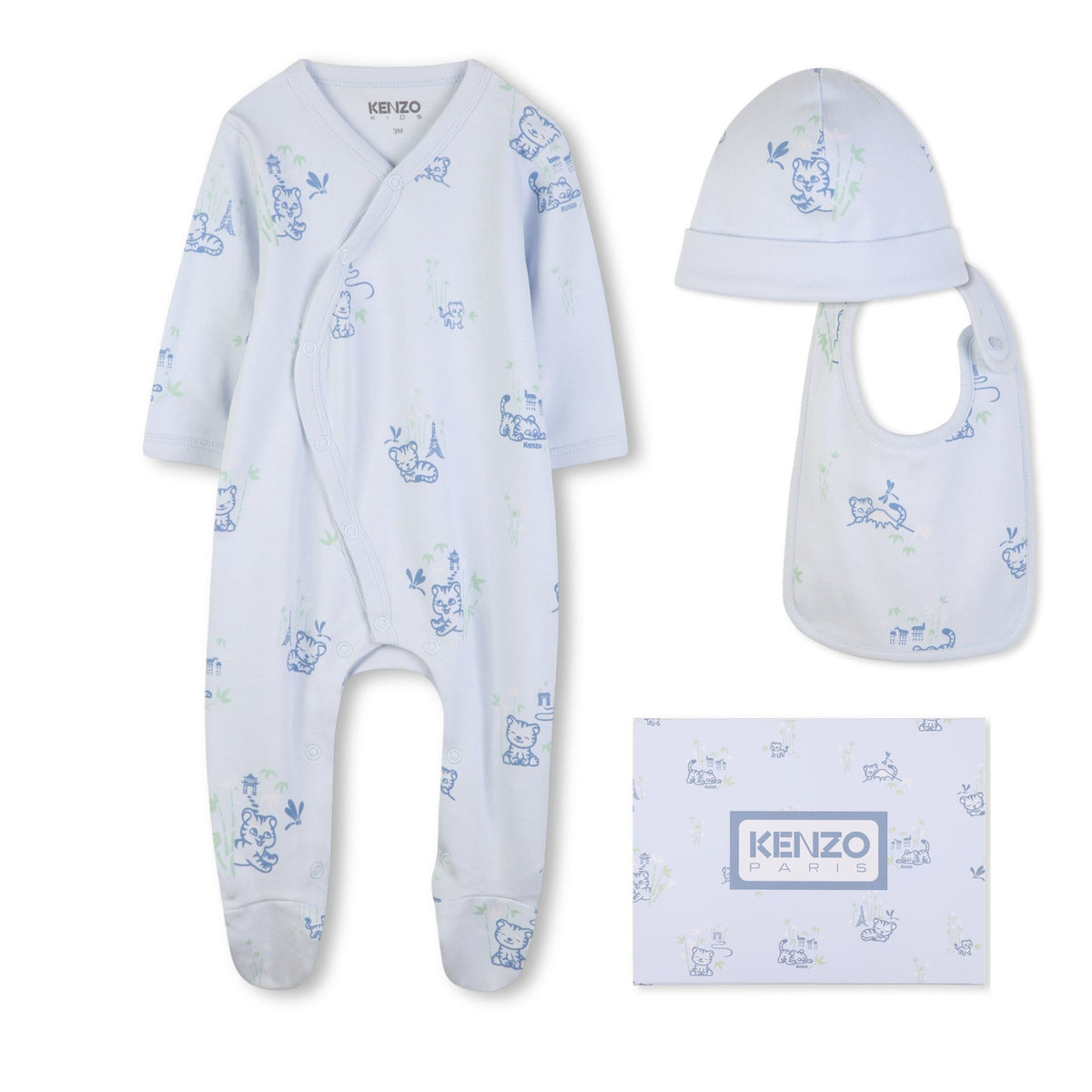 KENZOBabygrow Bib Gift Set3617165793806SAVANNA
