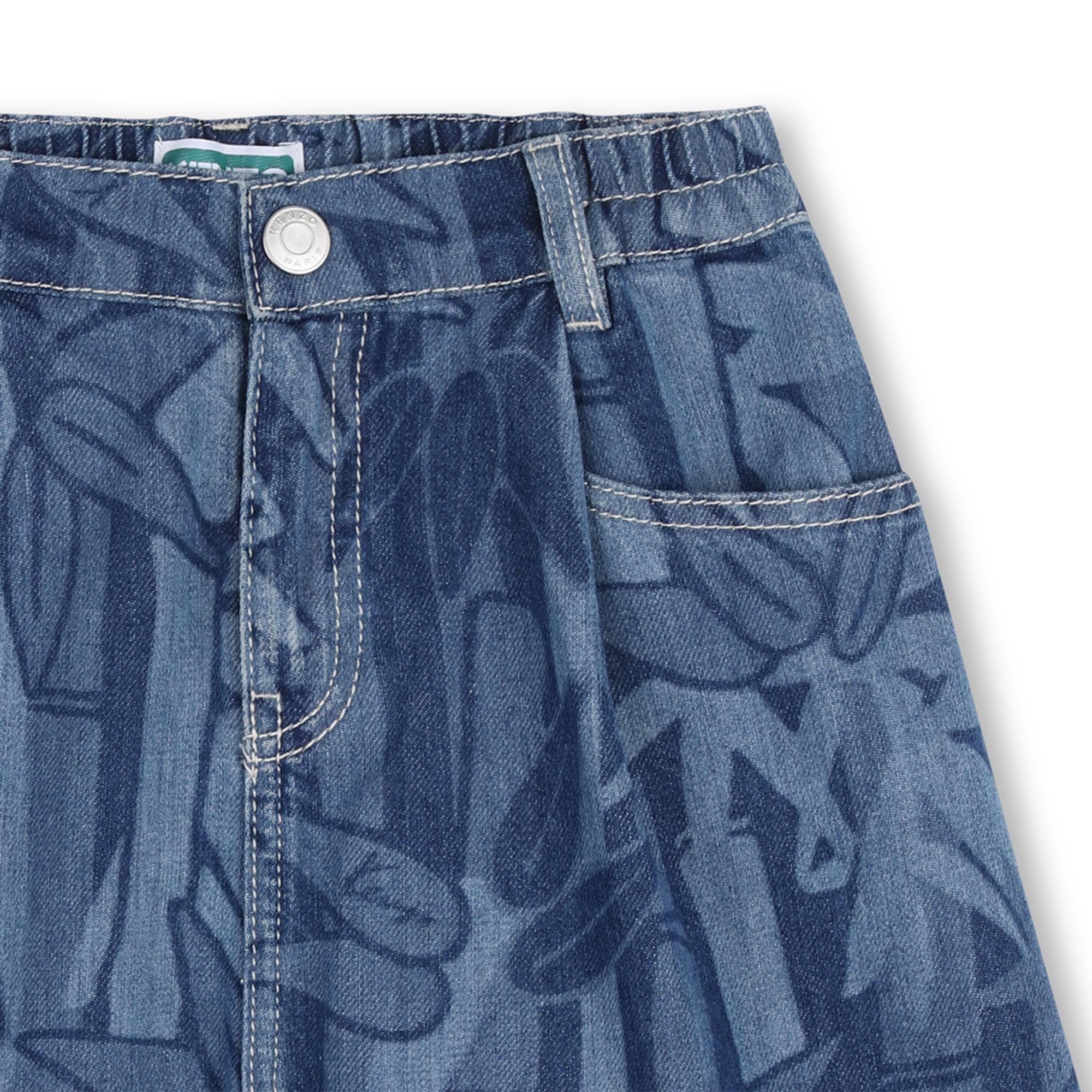 KENZOBamboo Print ShortSAVANNA