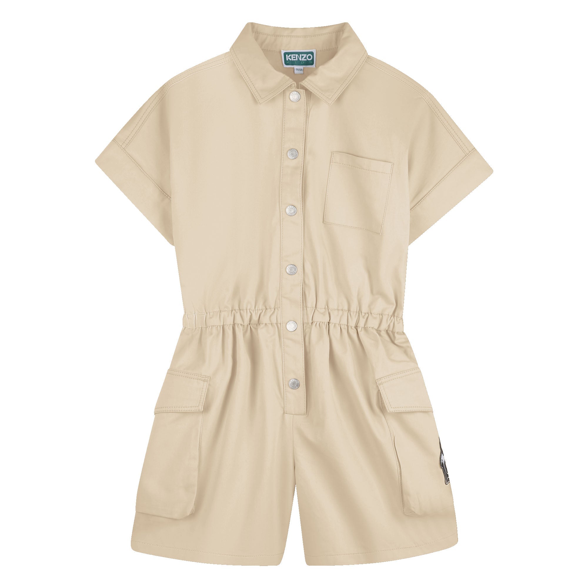 KENZOElephant Logo Patch Playsuit3617165797514SAVANNA