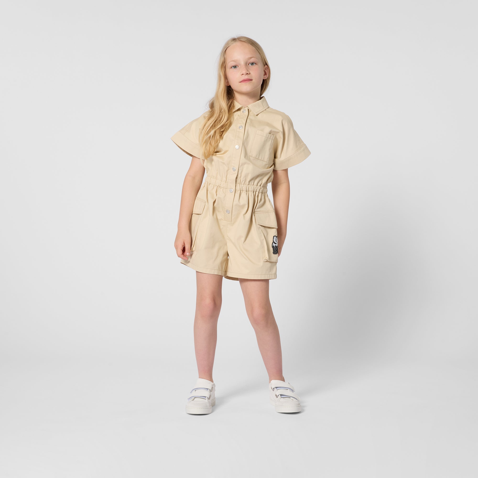 KENZOElephant Logo Patch Playsuit3617165797514SAVANNA