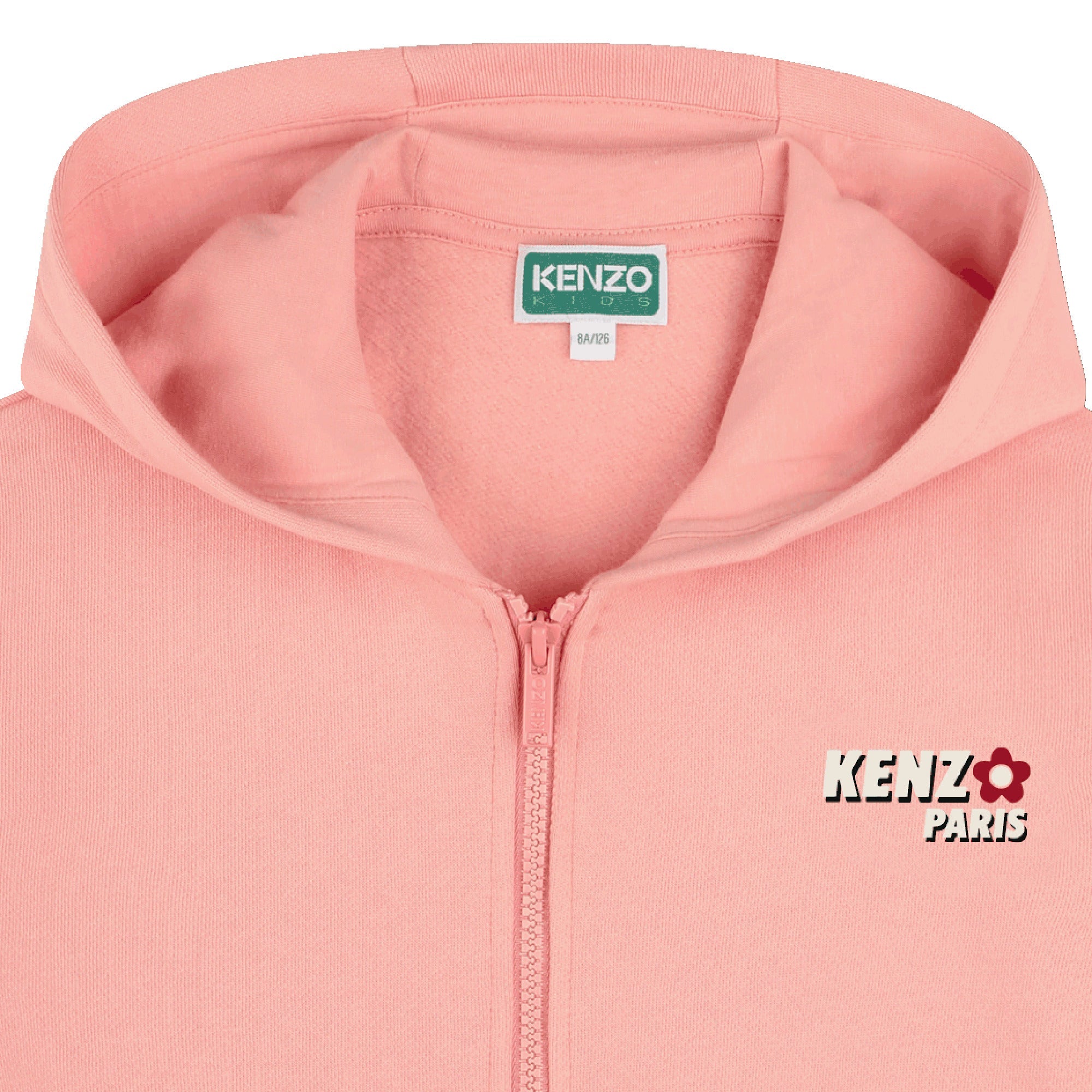 KENZOLogo Hooded Zip Up Top3617165542466SAVANNA