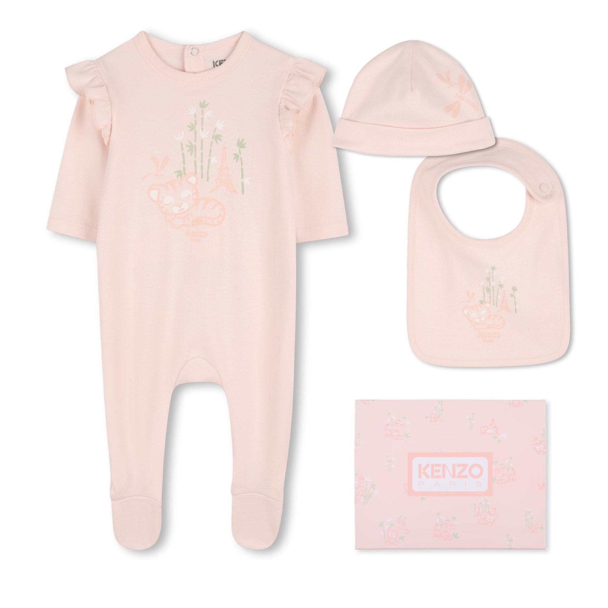 KENZOTiger Babygrow Gift Set3617165923135SAVANNA