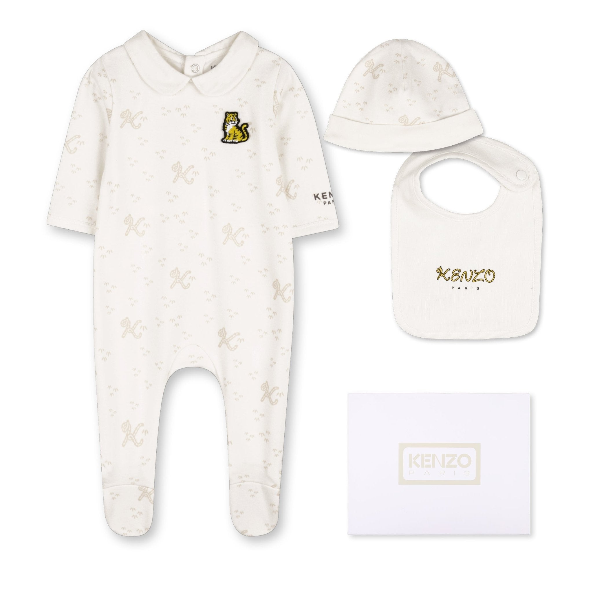 KENZOTiger Logo Babygrow Gift Set3617165852596SAVANNA