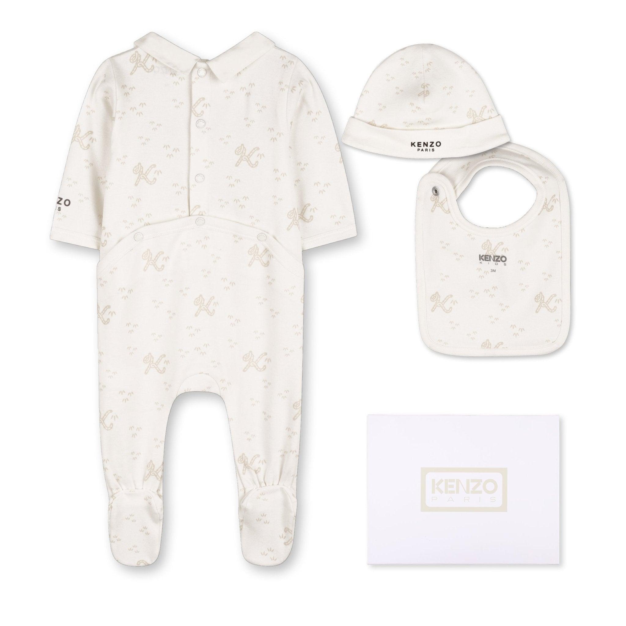 KENZOTiger Logo Babygrow Gift Set3617165852596SAVANNA