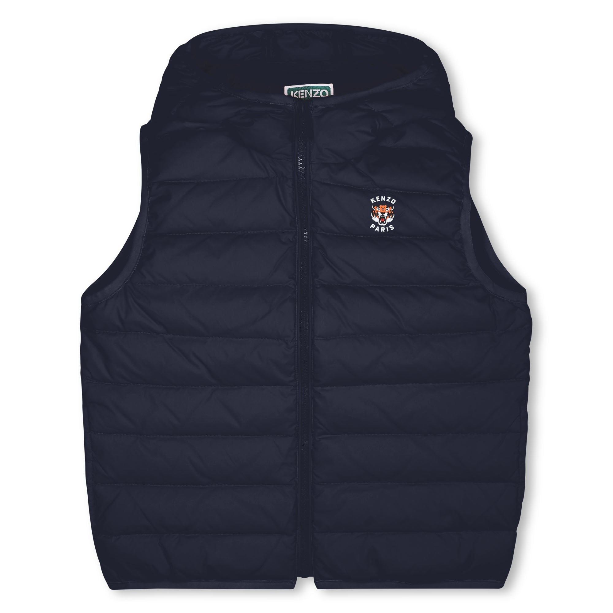 KENZOTiger Logo Hooded Gilet3617165625787SAVANNA