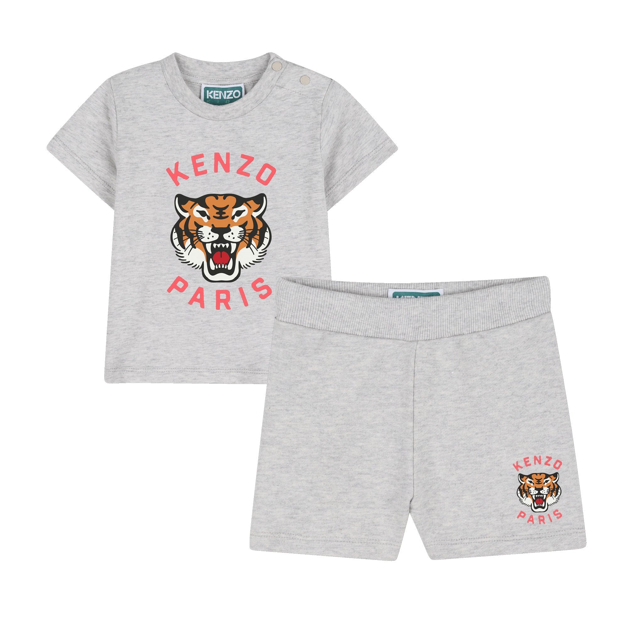 KENZOTiger Logo Shorts Set3617165885143SAVANNA