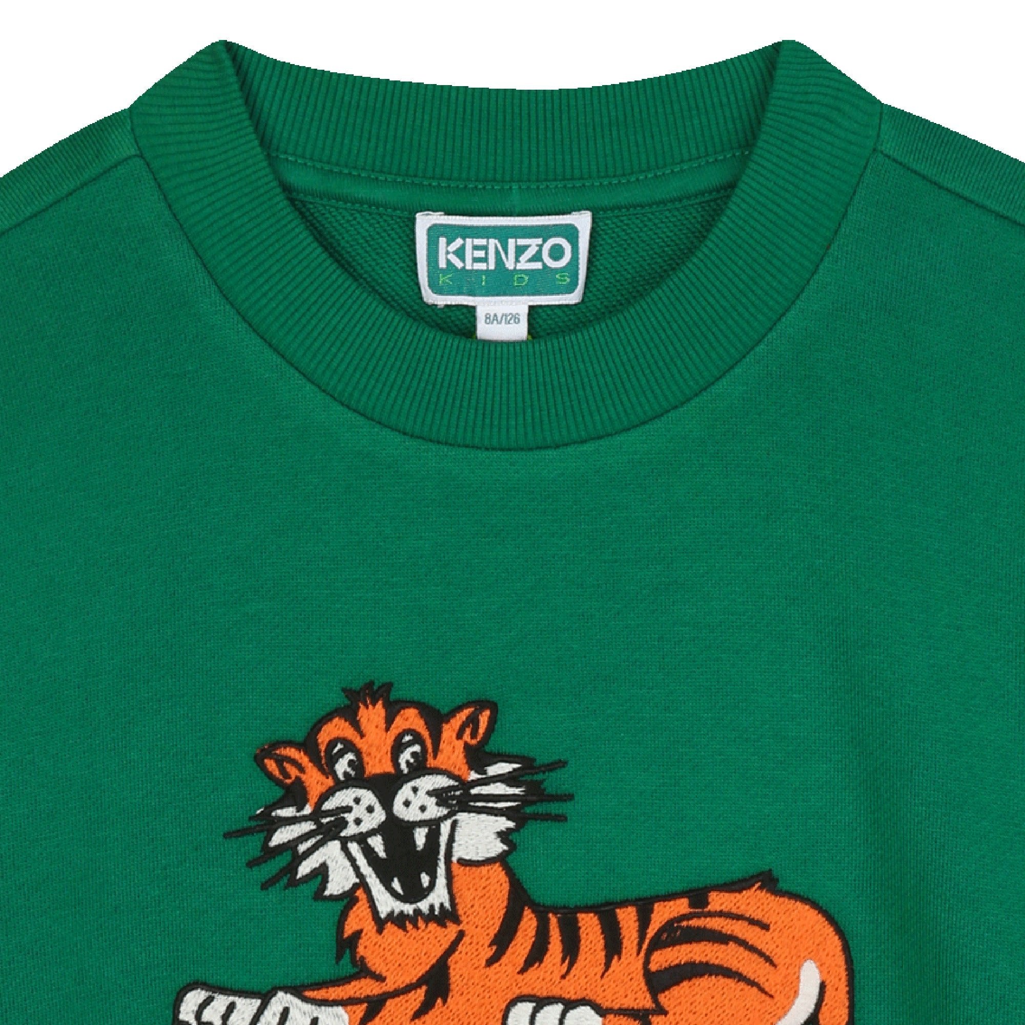 KENZOTiger Logo Sweatshirt3617165697319SAVANNA