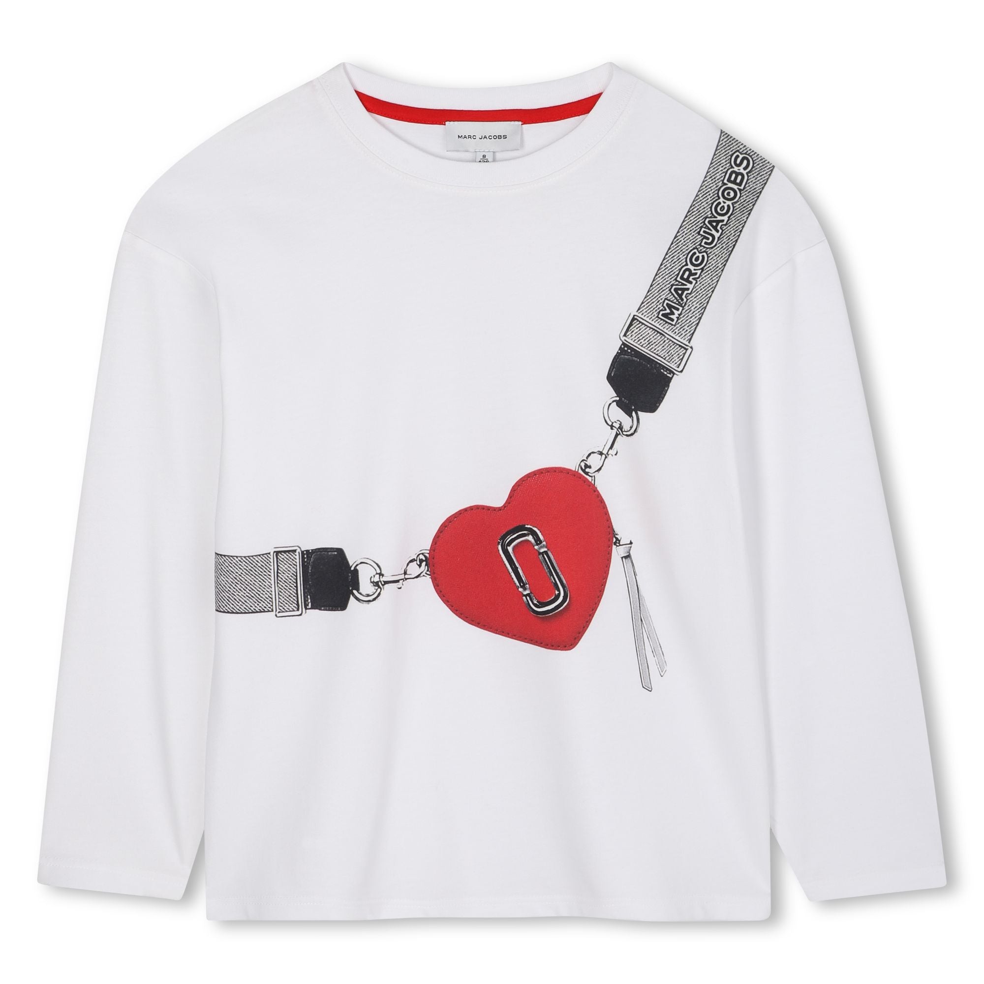 MARC JACOBSLogo Heart Bag Long Sleeve TopSAVANNA
