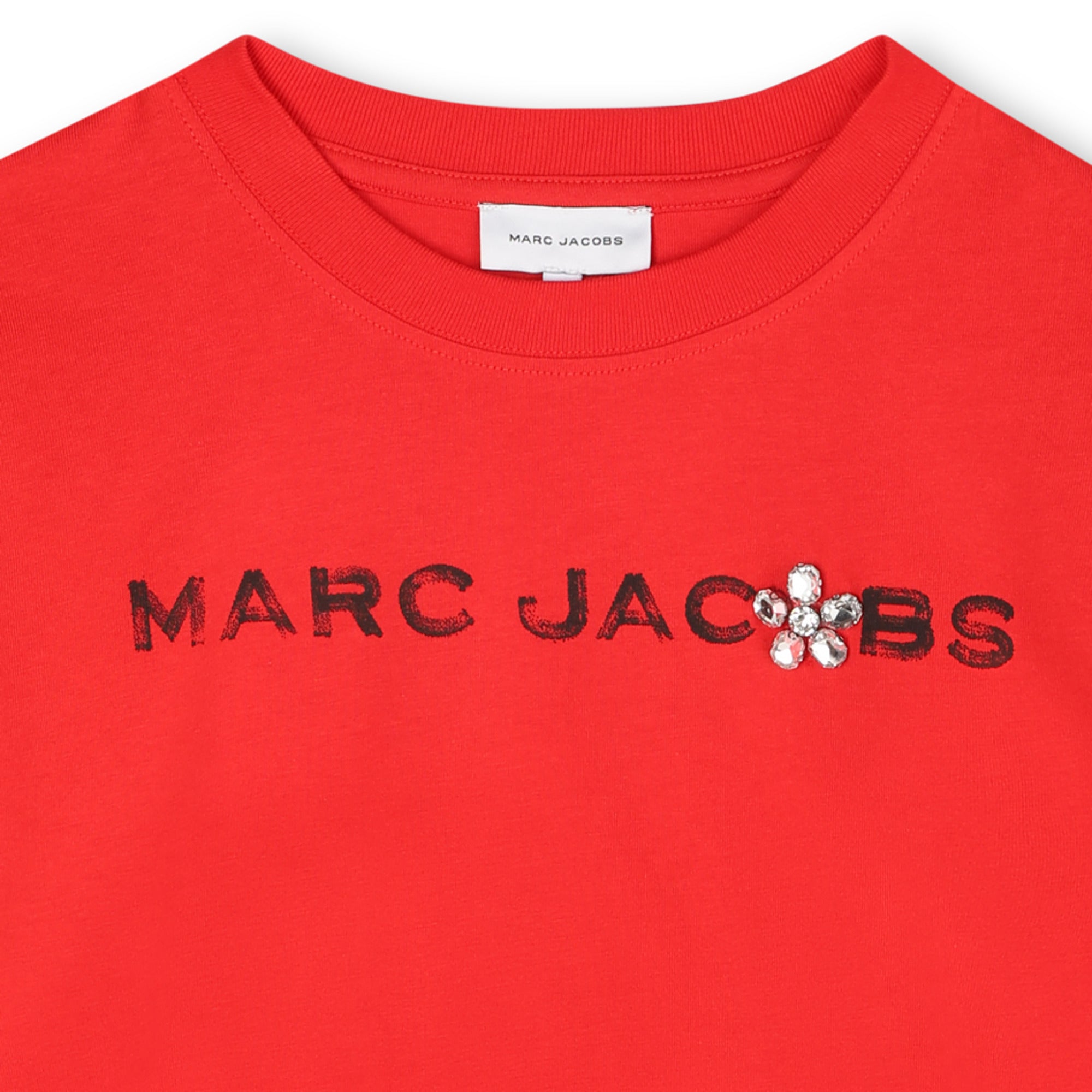 MARC JACOBSRhinestone Logo T-ShirtSAVANNA