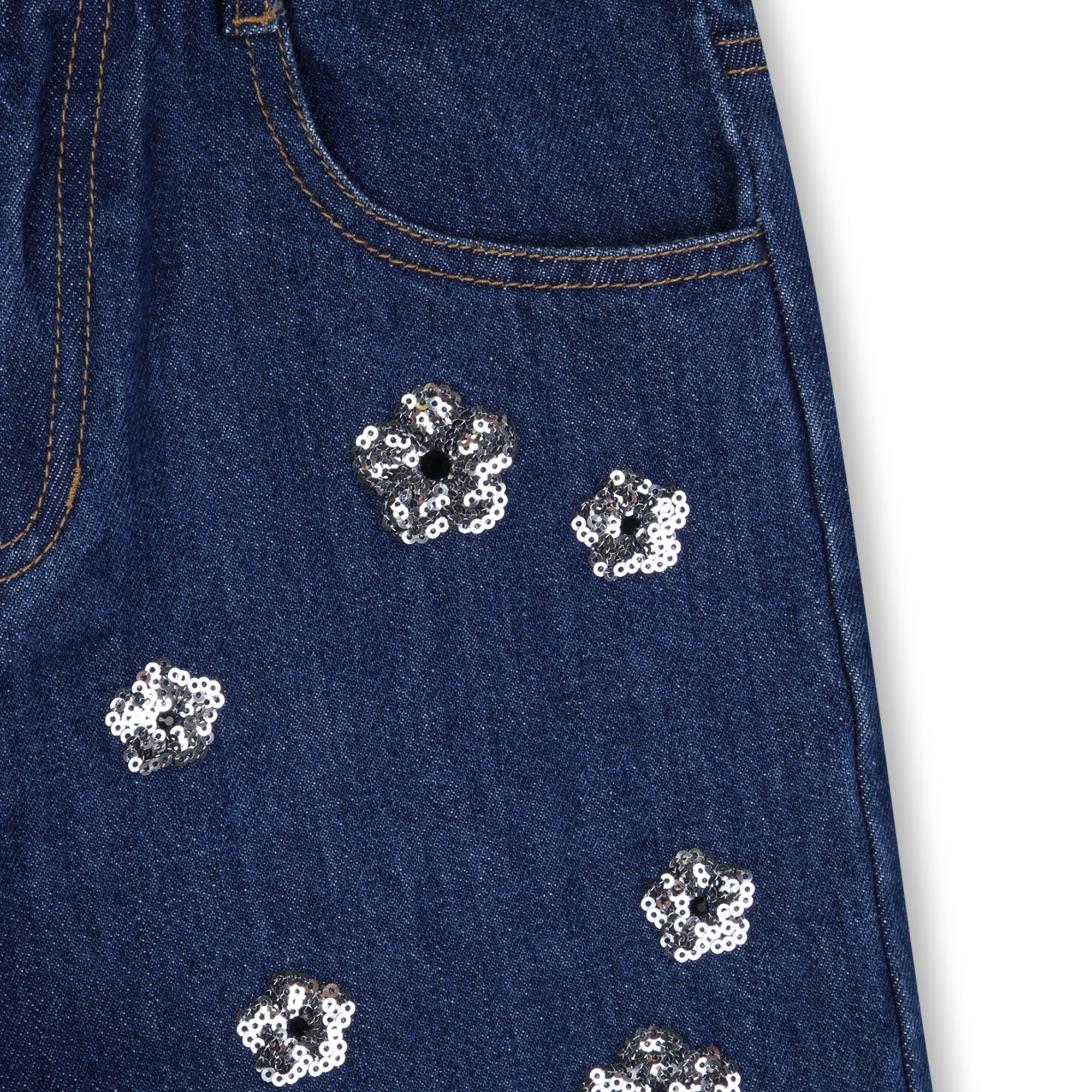 MARC JACOBSSequin Daisy Denim Shorts3617165907715SAVANNA