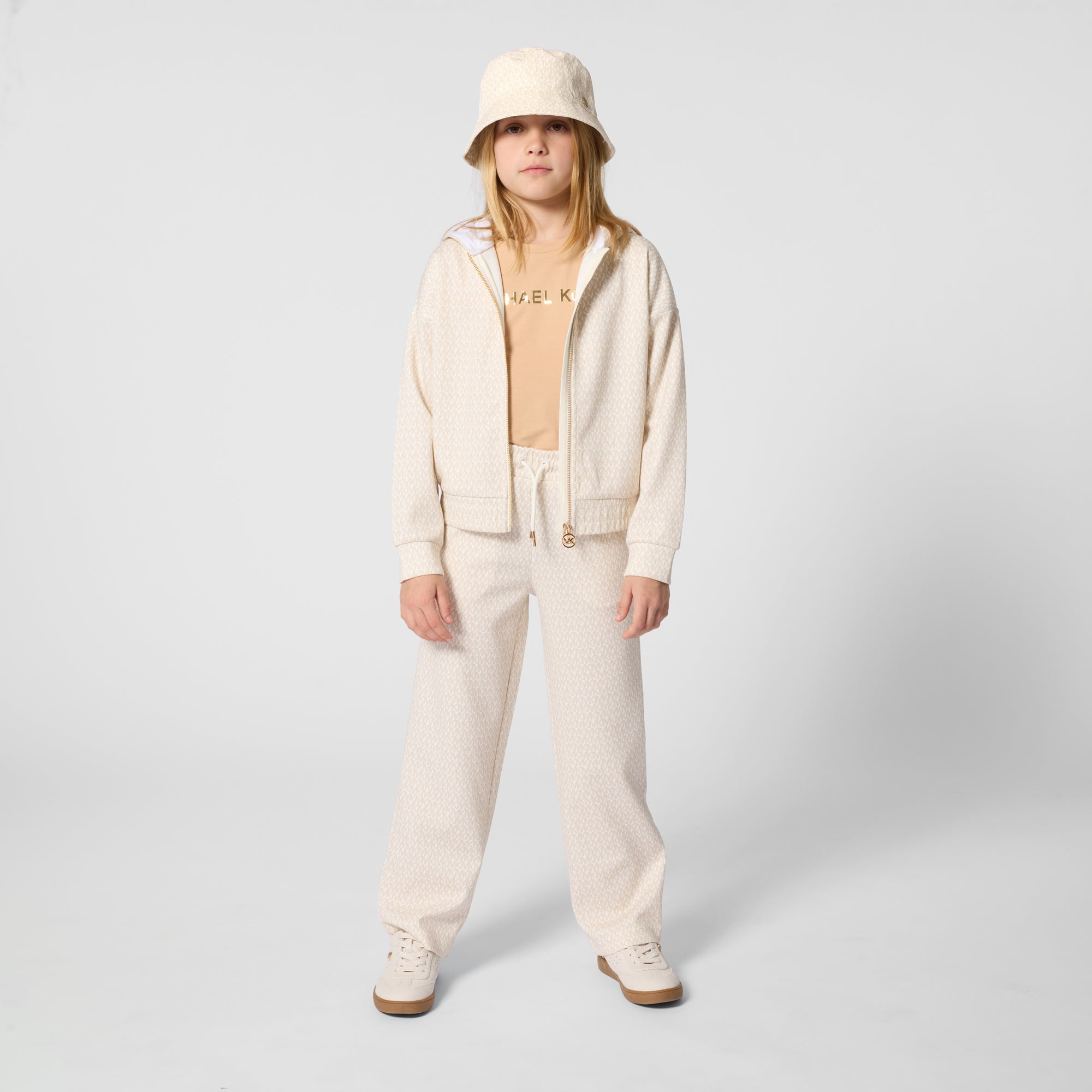 Michael KorsLogo Hooded Zip Up Top3617165832895SAVANNA