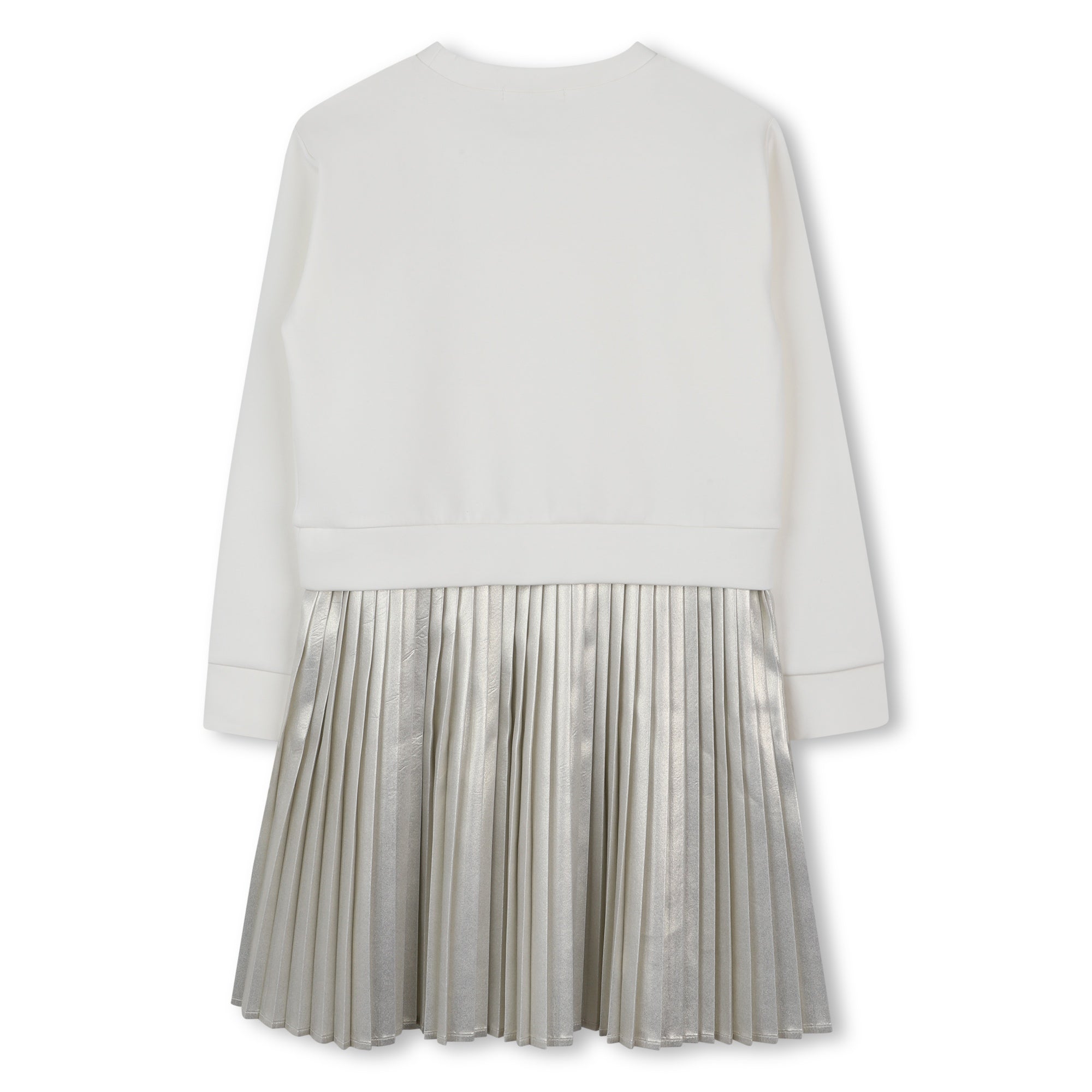 Michael KorsMetallic Pleated Sweatshirt Dress3617165759802SAVANNA