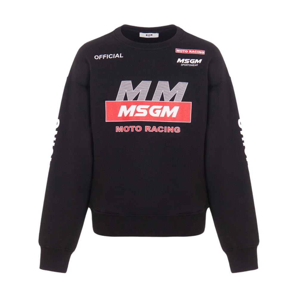 MSGMCrystal Embellished Logo Sweatshirt8051883389951SAVANNA