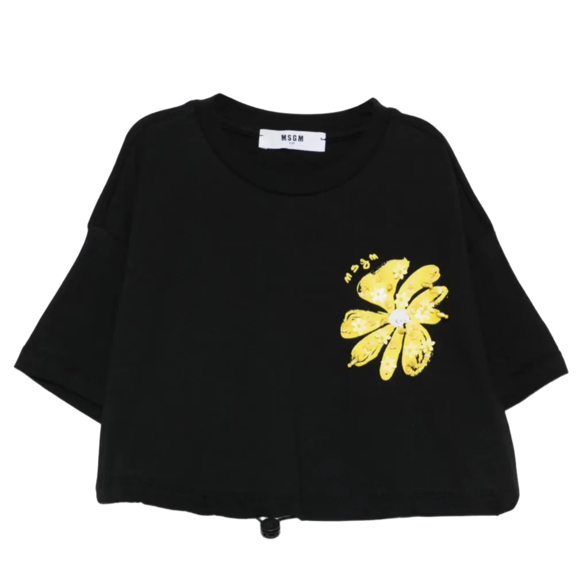 MSGMFlower Applique T-Shirt8051883432930SAVANNA