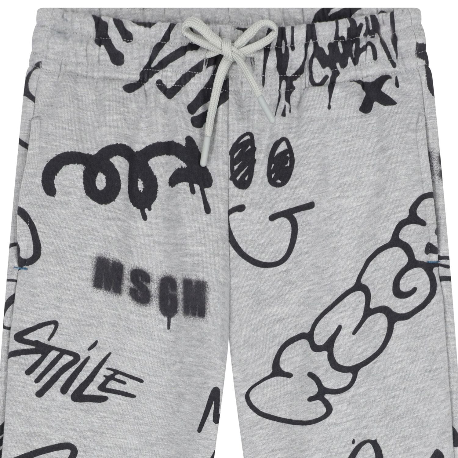 MSGMGraffiti Print Drawstring Trousers8051883380941SAVANNA