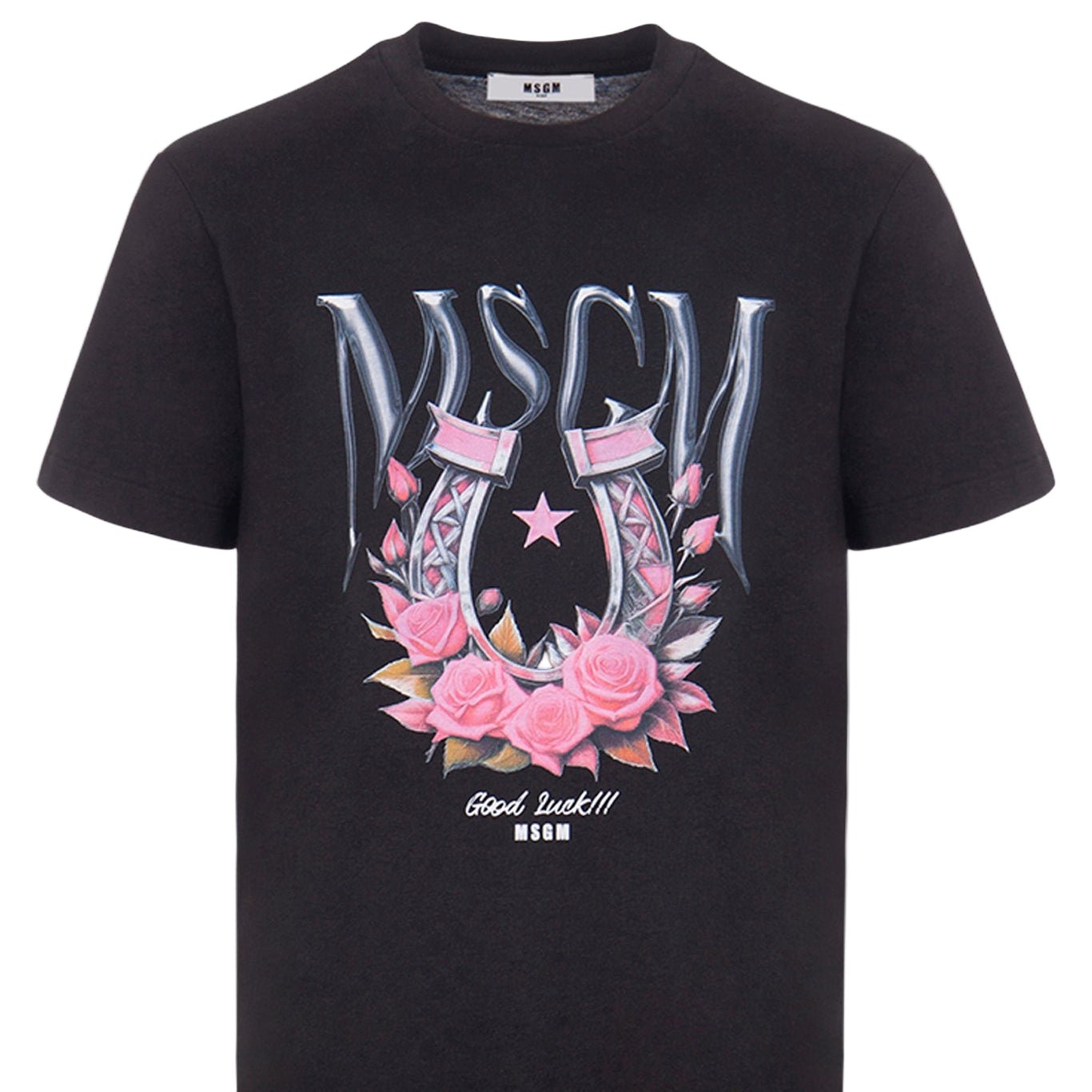 MSGMJersey Logo Print T-Shirt8051883391527SAVANNA