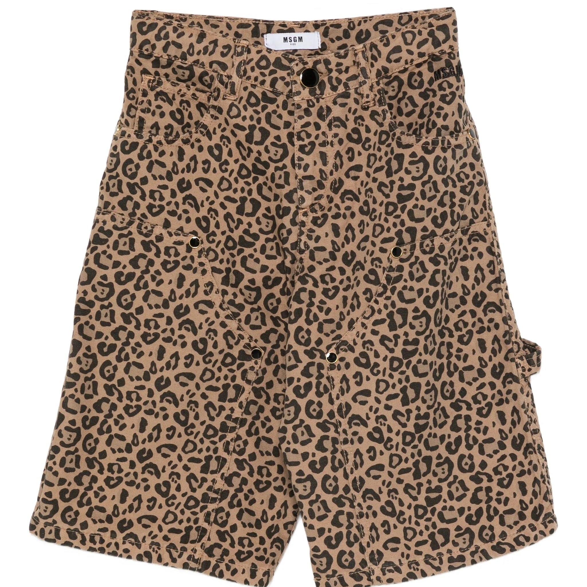 MSGMLeopard Print Shorts8051883374179SAVANNA