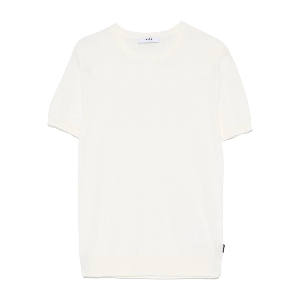 MSGMLogo Knitted T-shirt8051883361421SAVANNA