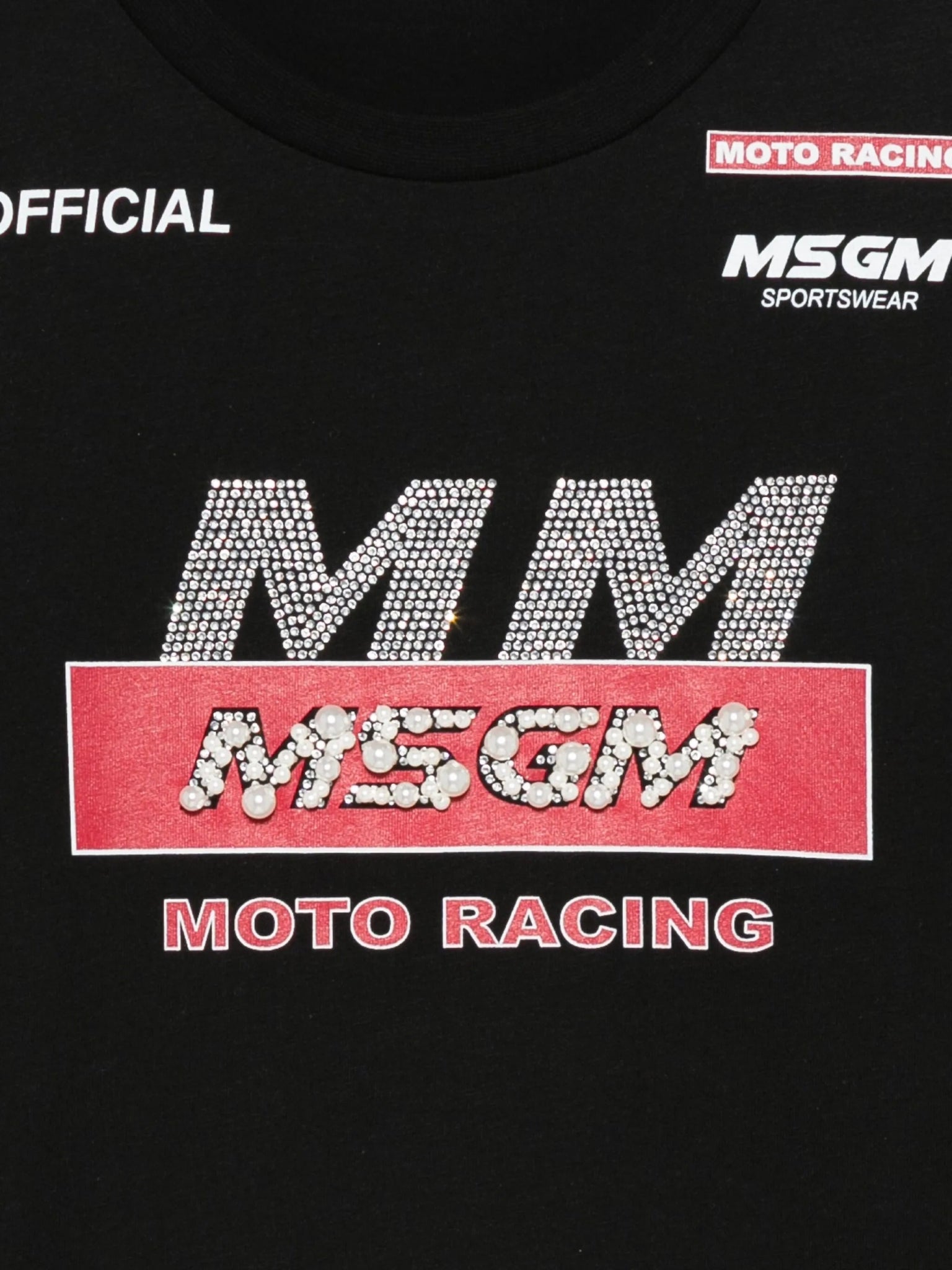 MSGMLogo Print Long Sleeve T-Shirt8051883390414SAVANNA