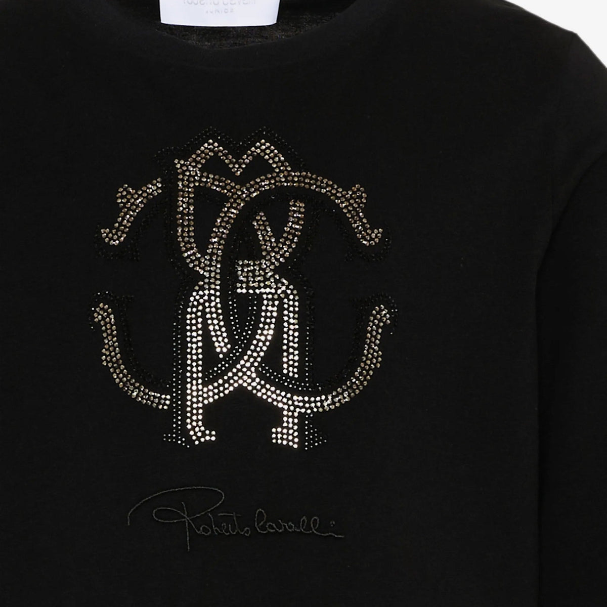 Roberto CavalliCrystal Embellished T-Shirt8053638774913SAVANNA