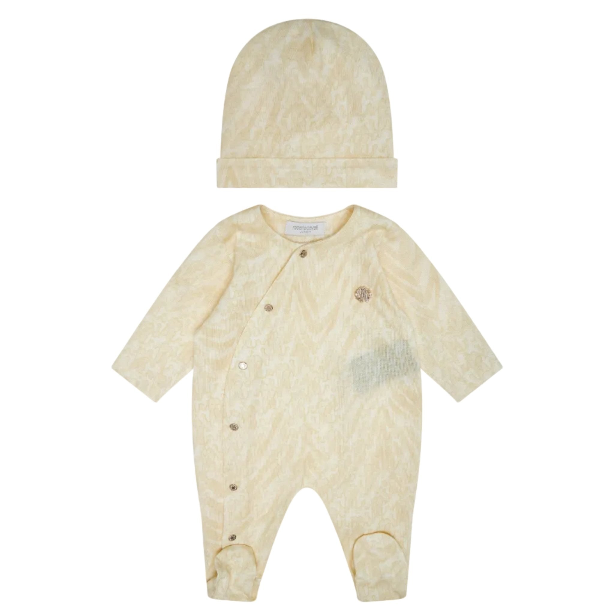 Roberto CavalliMonogram Print Babygrow Set8053638321612SAVANNA