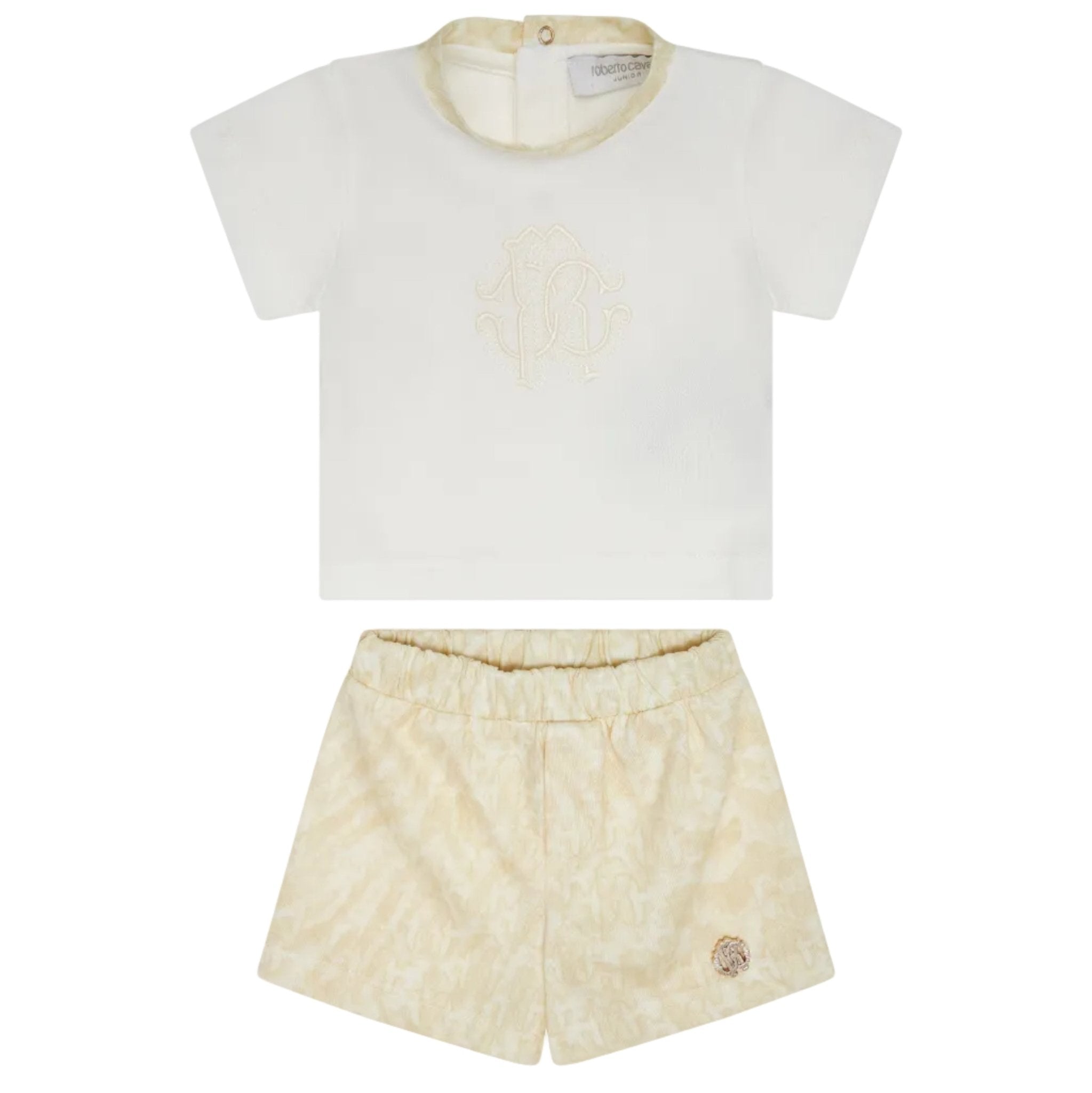 Roberto CavalliMonogram T-Shirt And Bermuda8053638320677SAVANNA