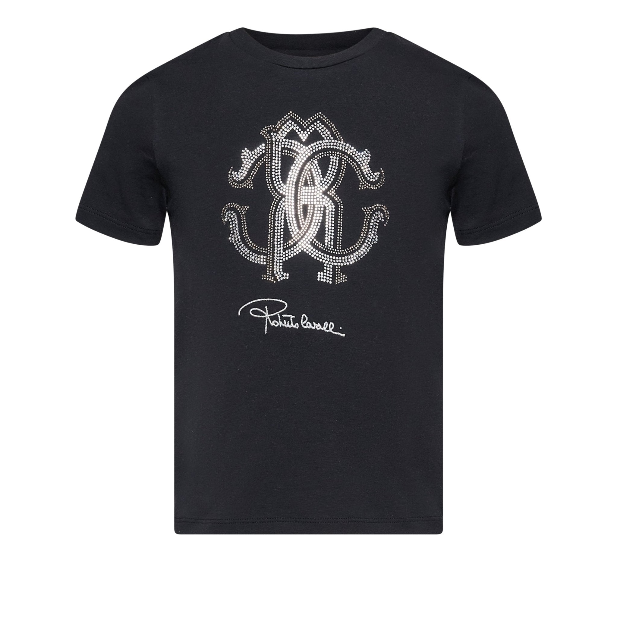 Roberto CavalliRhinestone Embellished T-Shirt8053638446896SAVANNA