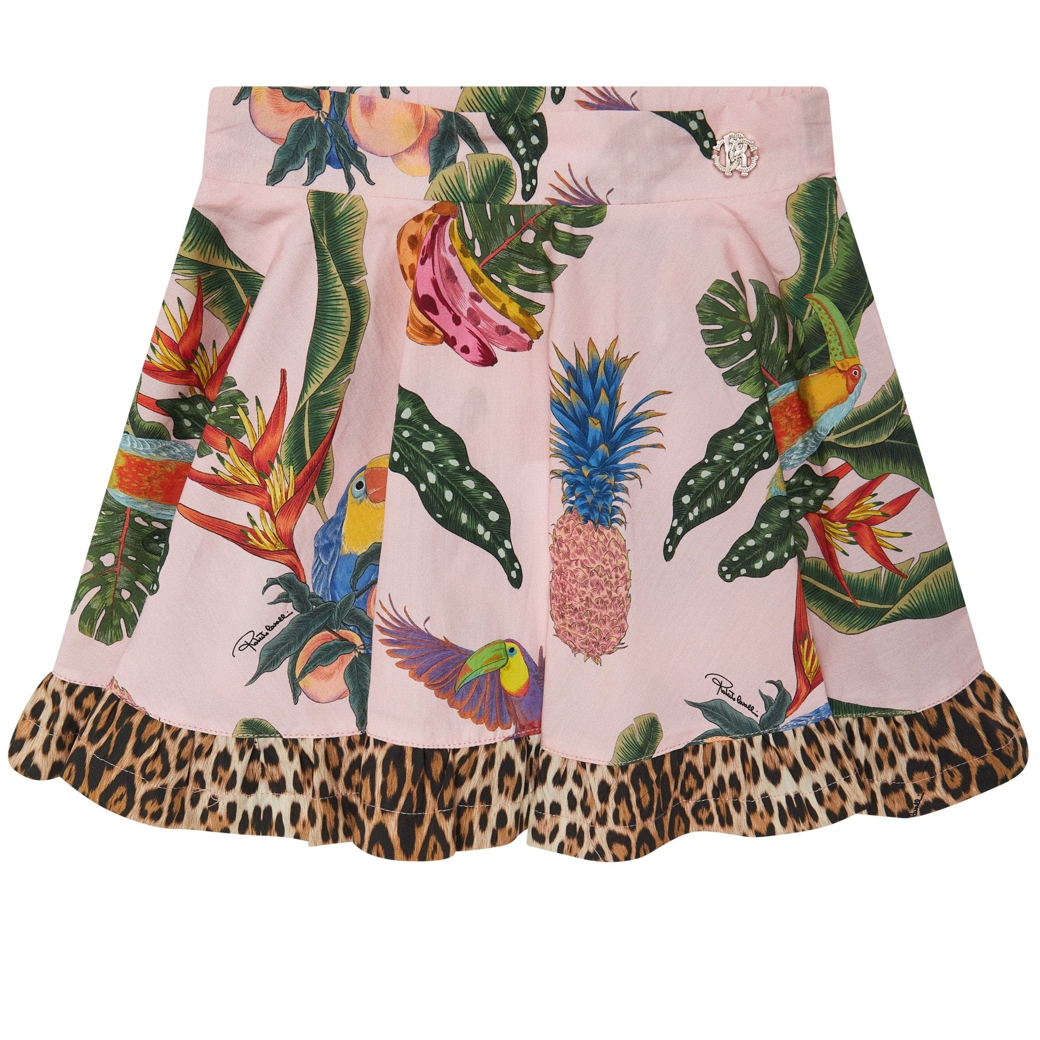 Roberto CavalliTropical Print Skirt8053638334292SAVANNA