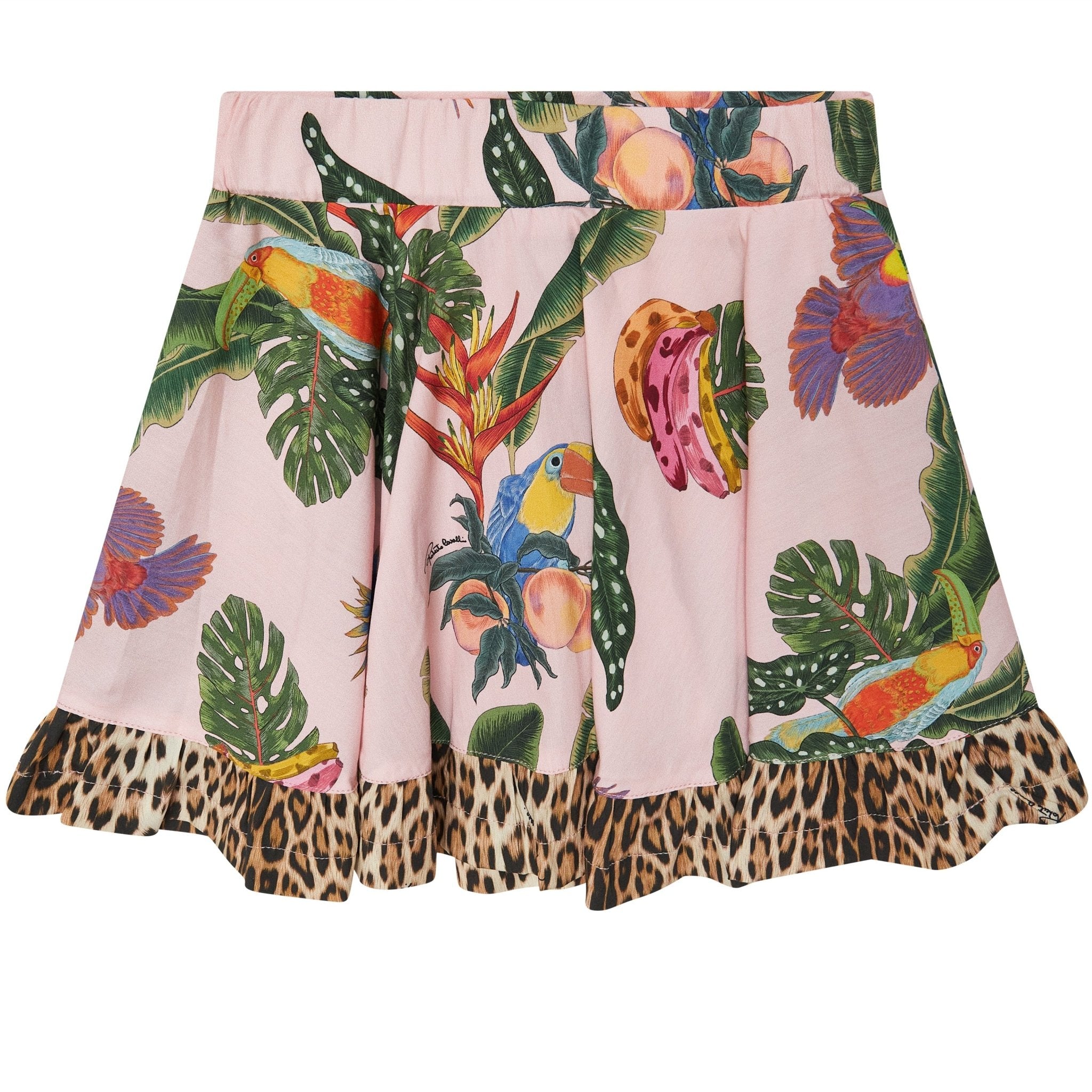 Roberto CavalliTropical Print Skirt8053638334292SAVANNA
