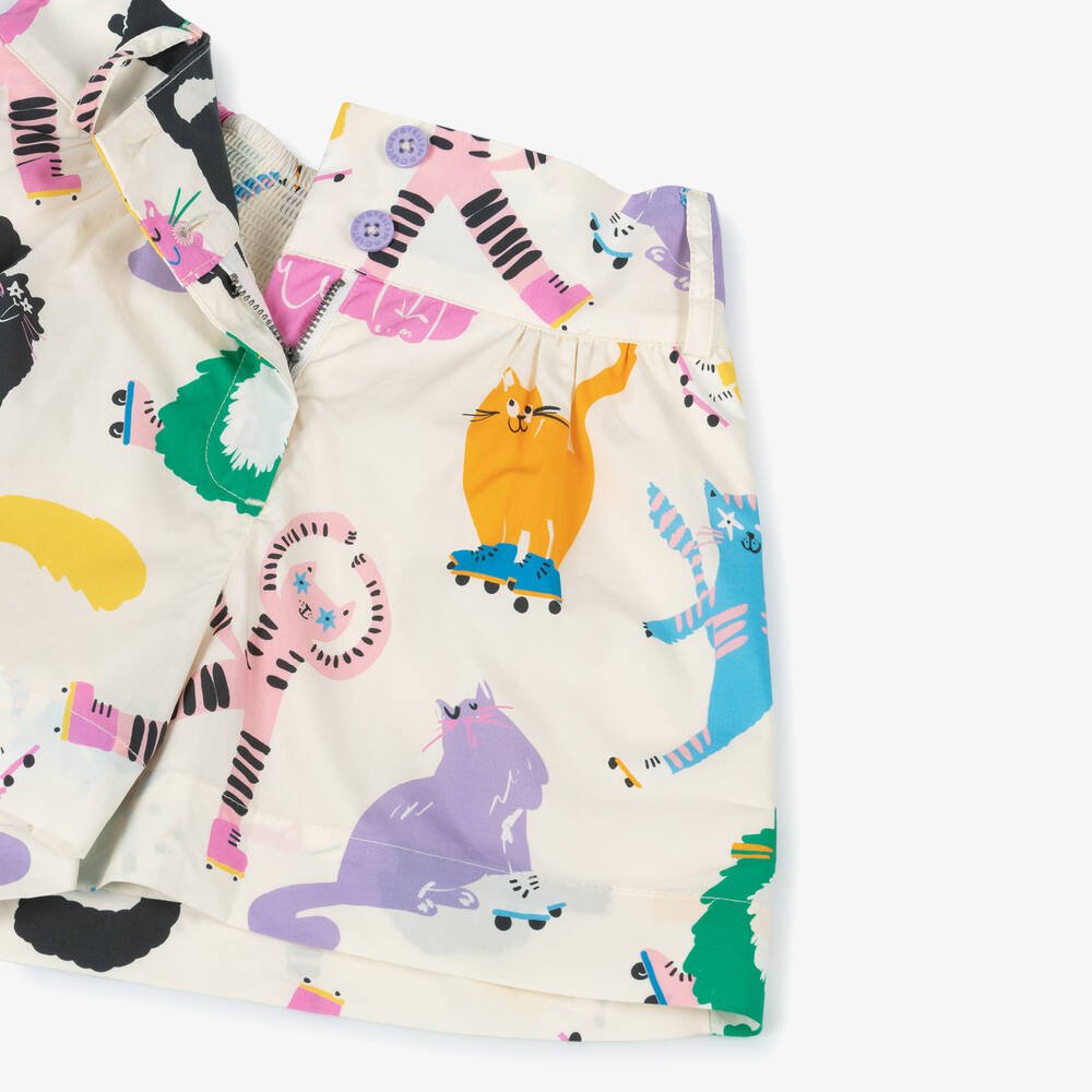 Stella McCartneyCats Print Shorts8055178772688SAVANNA