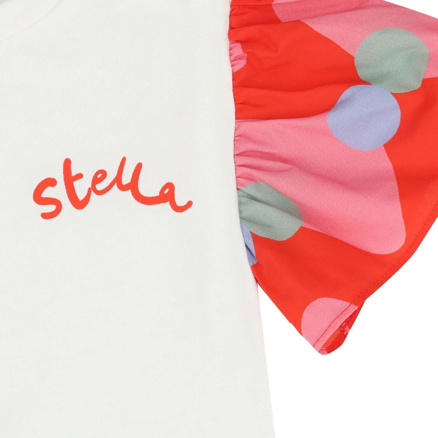 Stella McCartneyContrast Sleeve Graphic T-Shirt8059774256825SAVANNA