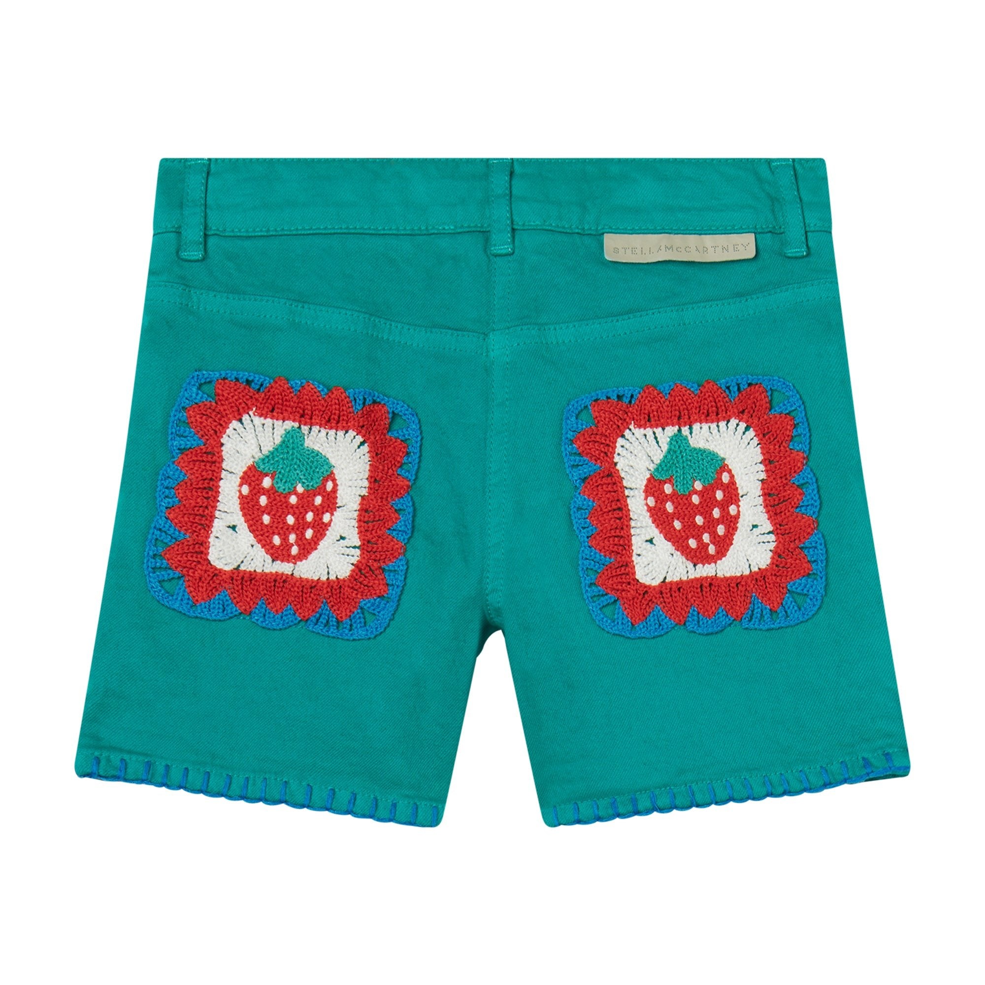 Stella McCartneyEmbroidered Denim Shorts8055178771209SAVANNA