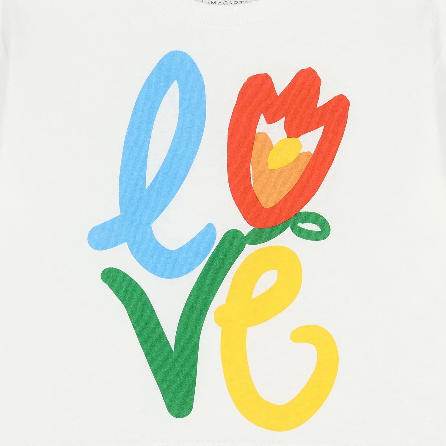 Stella McCartneyFlower Logo T-ShirtSAVANNA