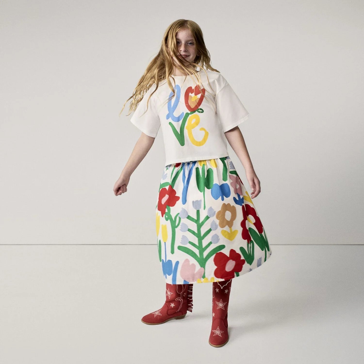 Stella McCartneyFlower Logo T-ShirtSAVANNA