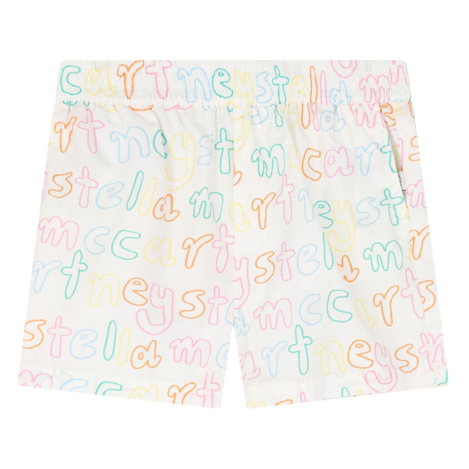 Stella McCartneyLettering Print ShortsSAVANNA