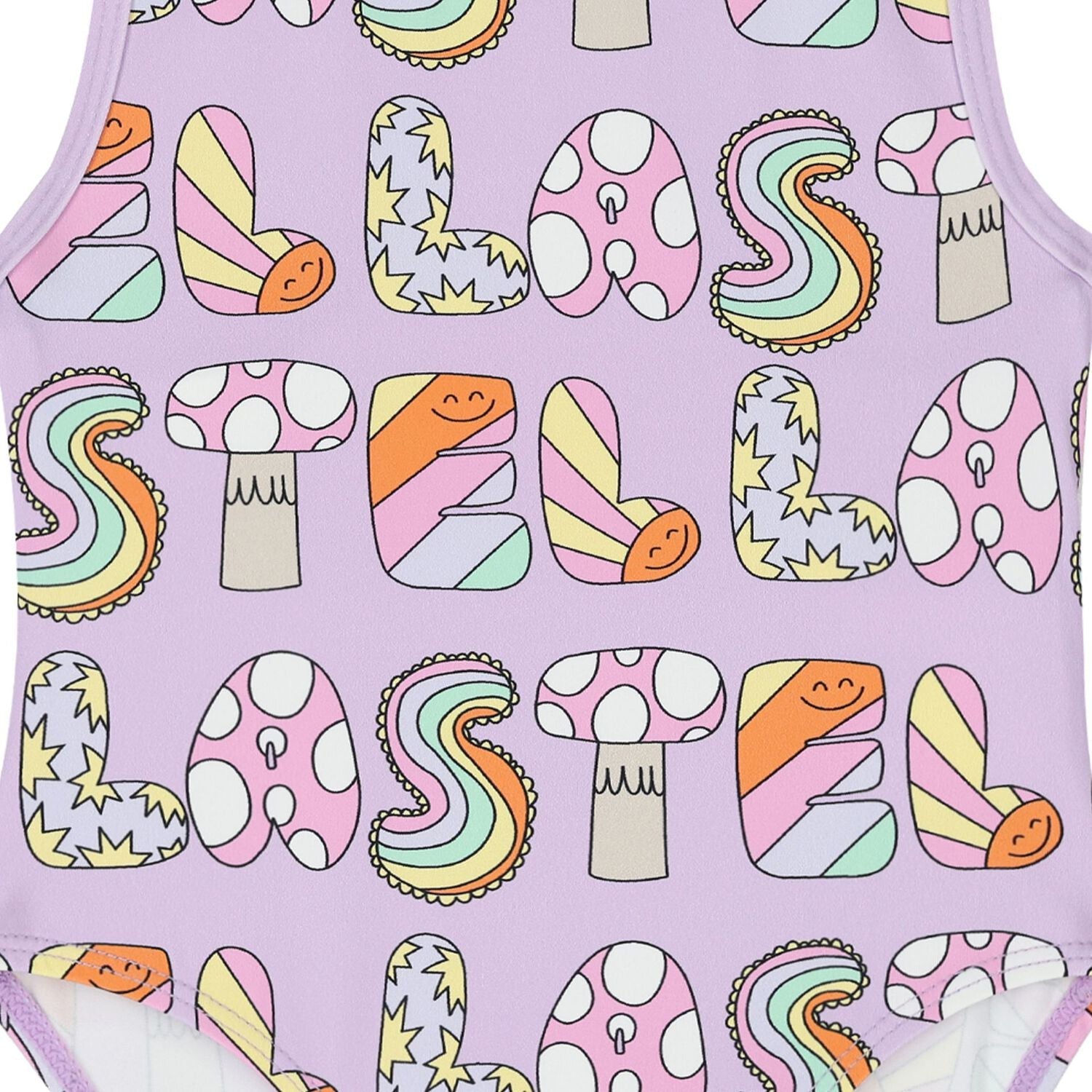 Stella McCartneyLettering Print Swimsuit8055178795489SAVANNA