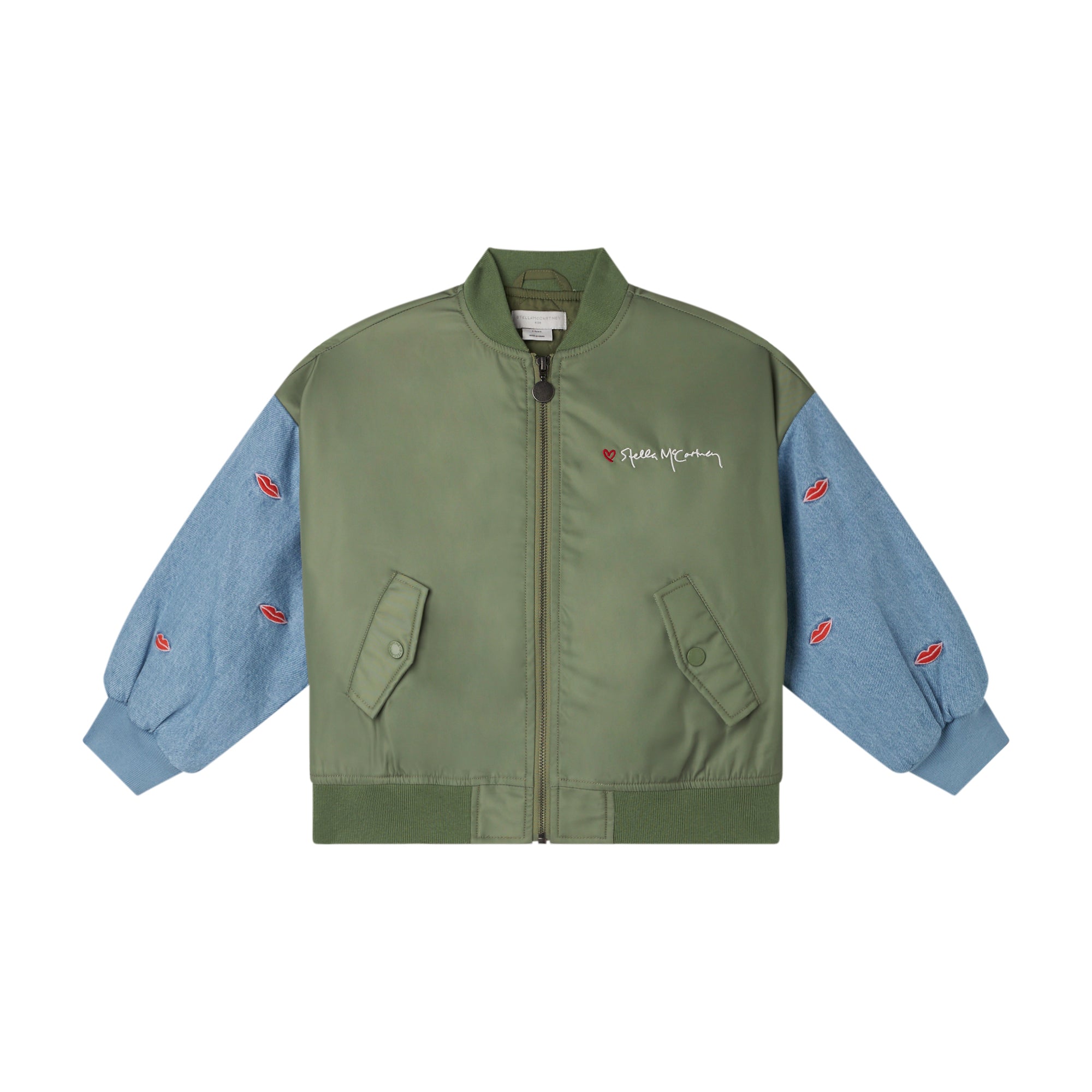 Stella McCartneyLip Embroidered Bomber Jacket8055178959805SAVANNA