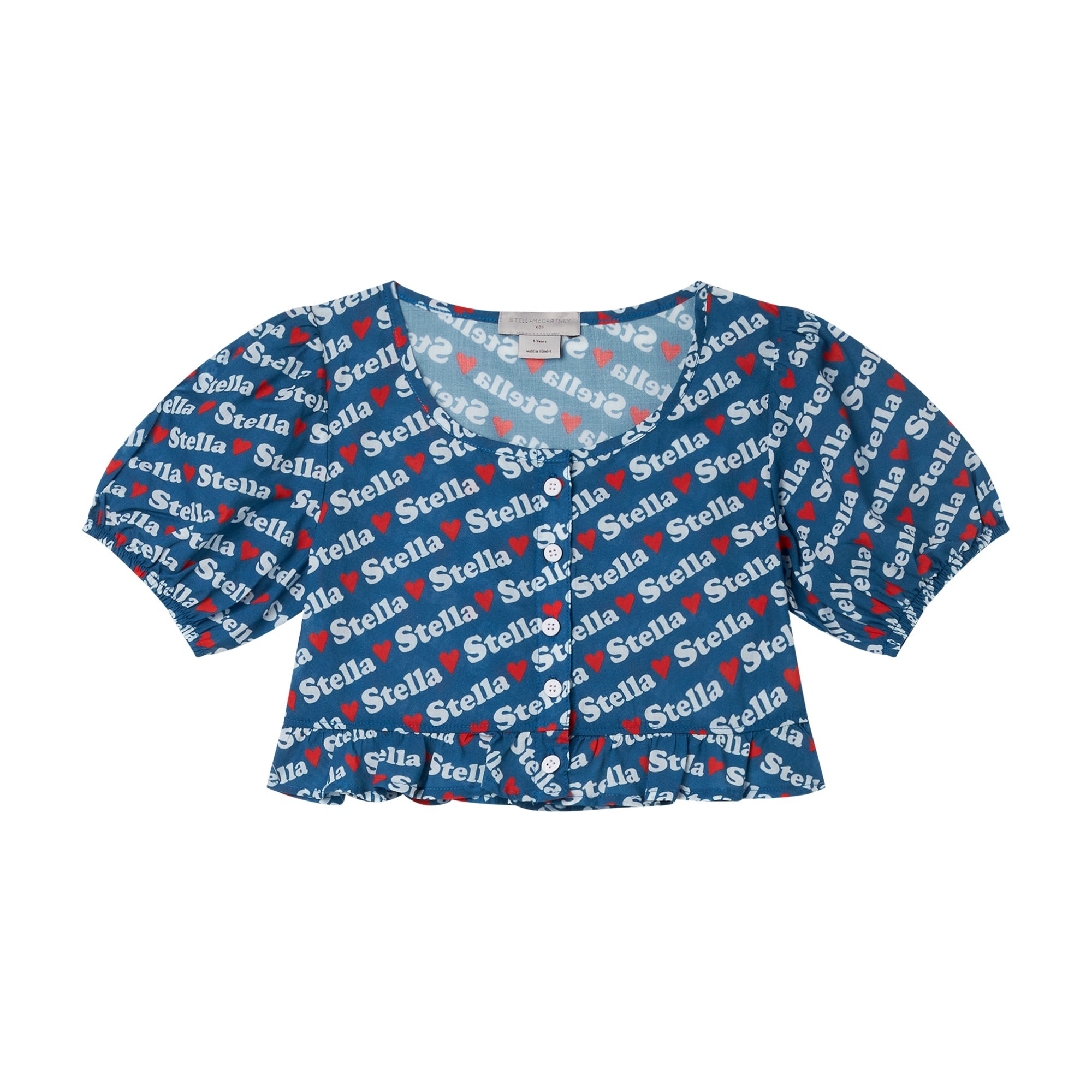 Stella McCartneyLogo Print Sleeve TopSAVANNA